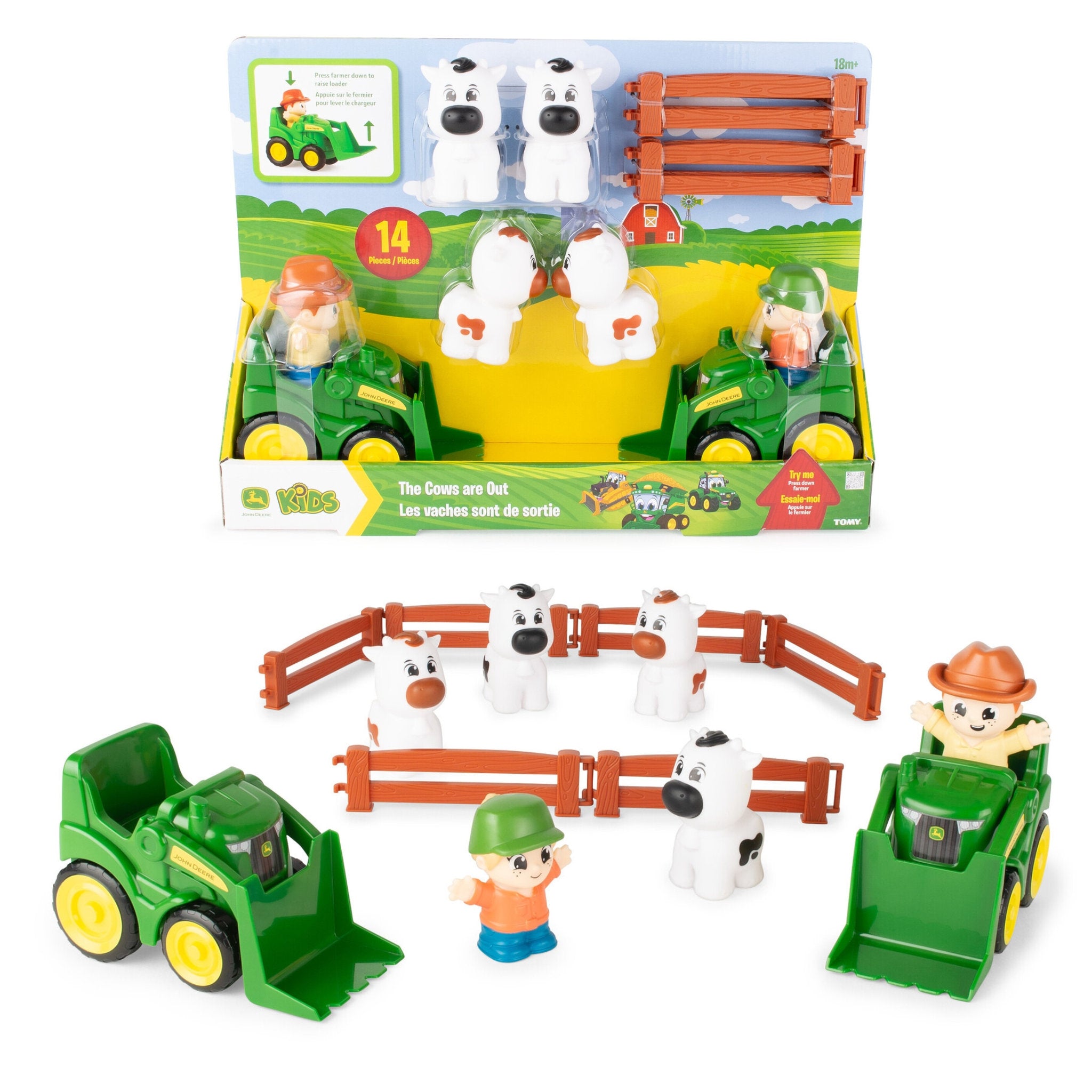 John Deere The Cows are Out Matching Game