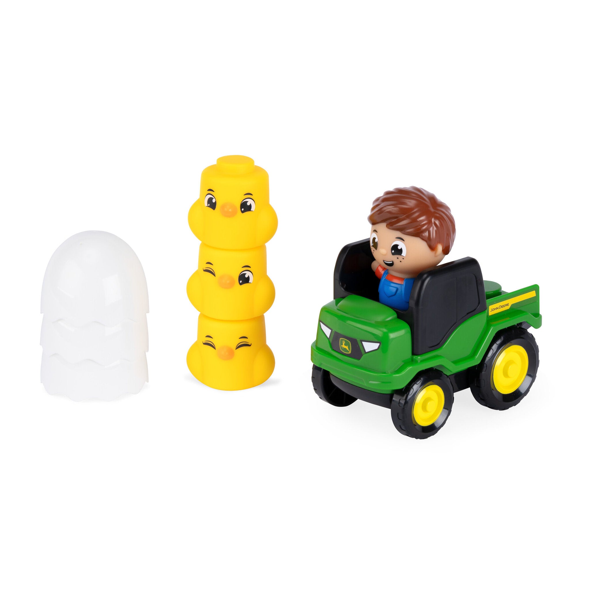 John Deere Build-A-Buddy Stackers 10-Piece Set - Chick