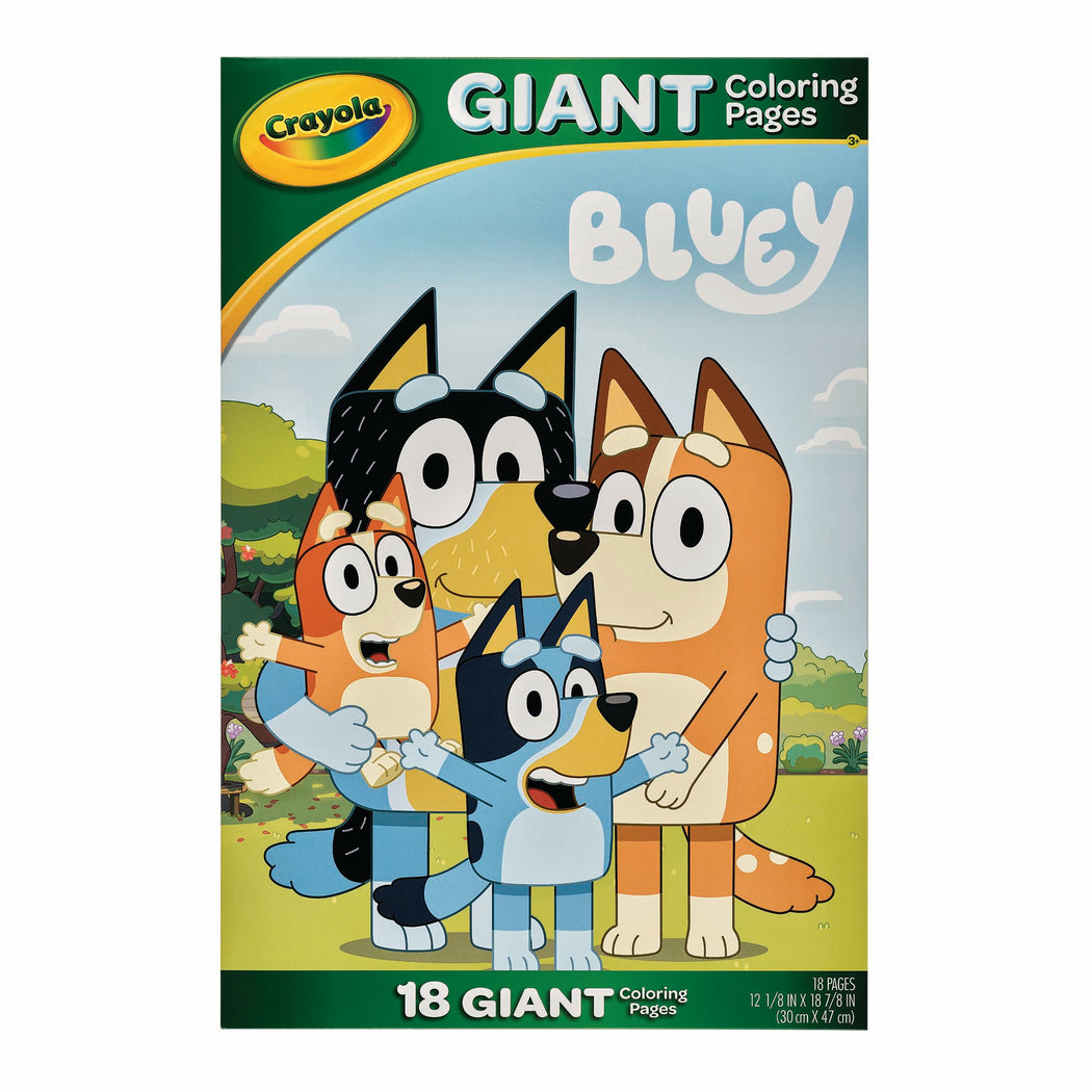 Crayola Giant Colouring Pages Bluey - 1