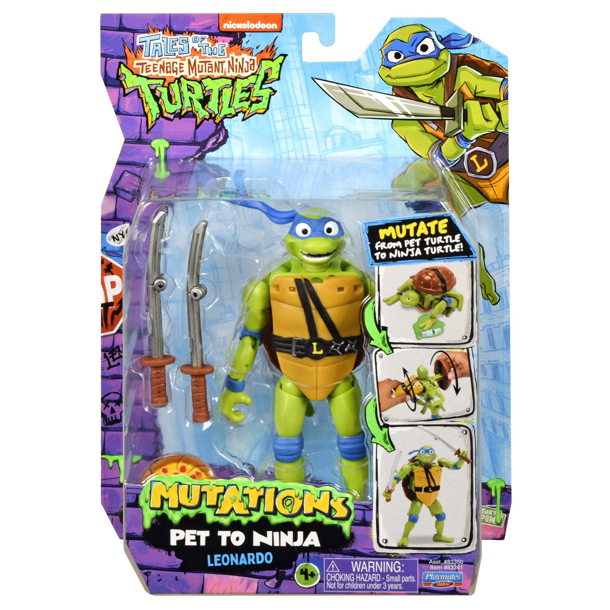 Tales of the Teenage Mutant Ninja Turtles Mutations Pet To Ninja - Leonardo