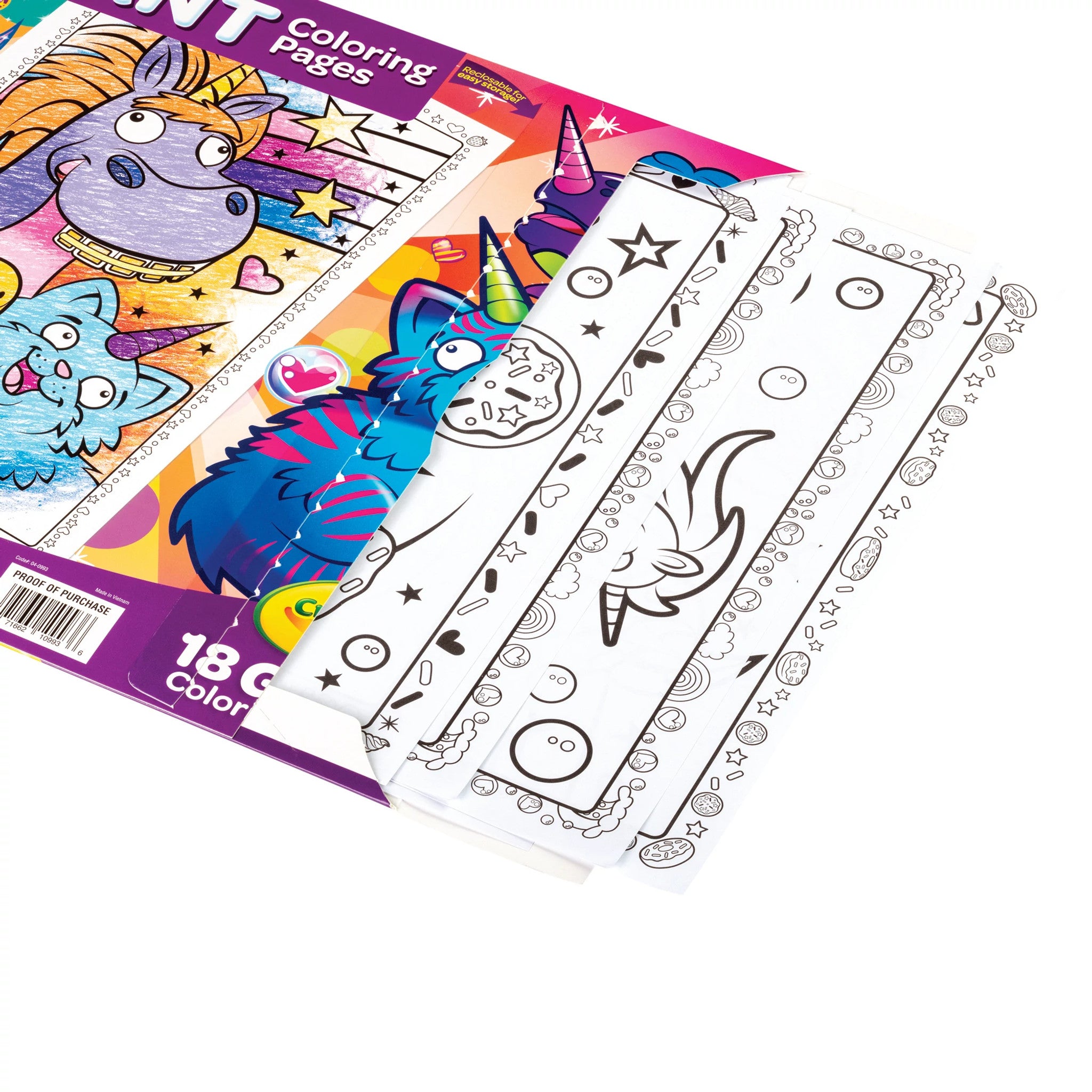 Crayola Uni-Creatures Giant Colouring Pages