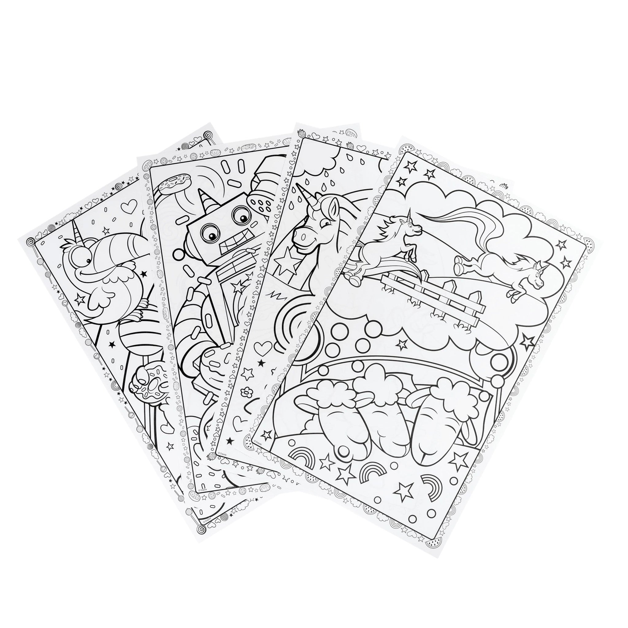 Crayola Uni-Creatures Giant Colouring Pages
