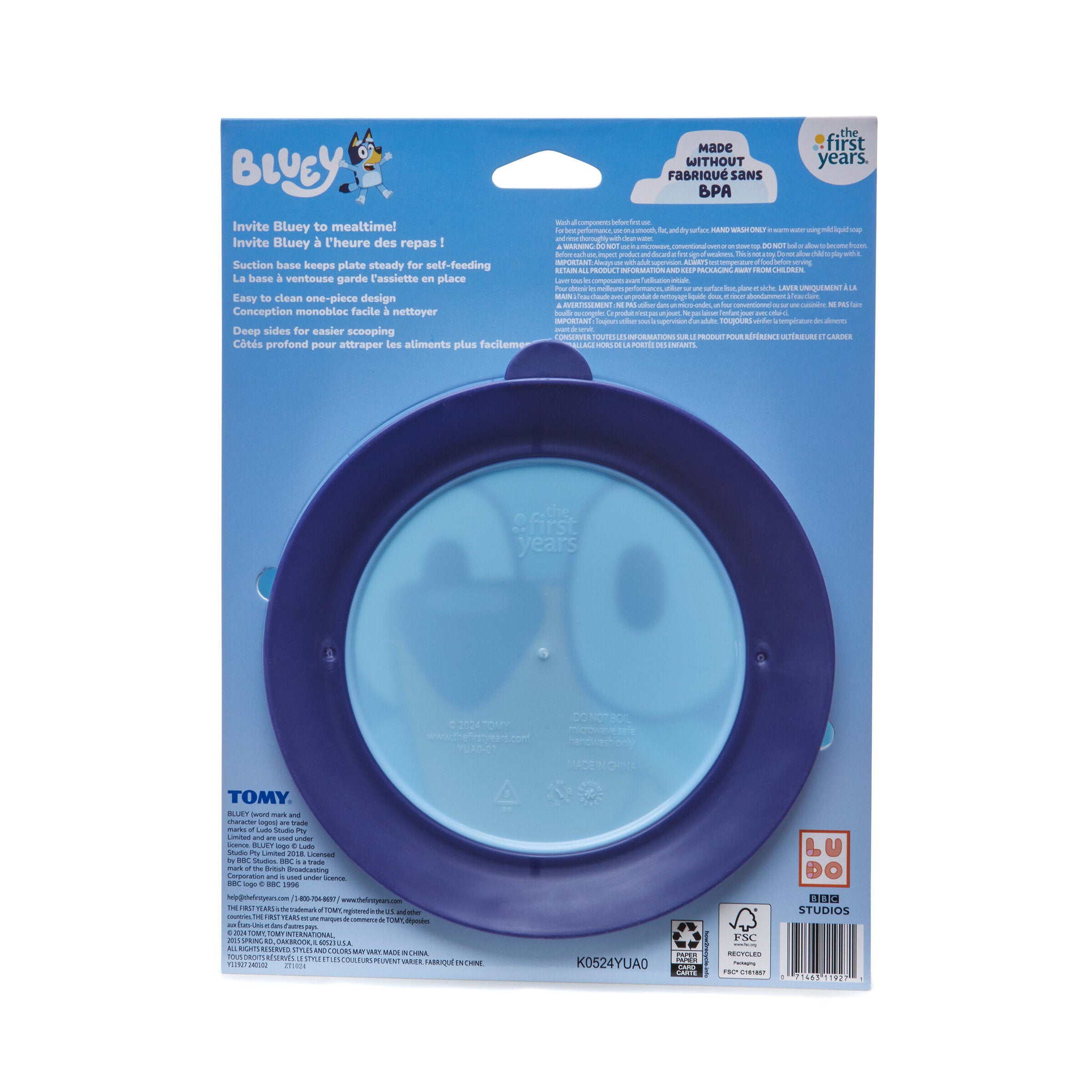 The First Years Bluey Character Suction Plate