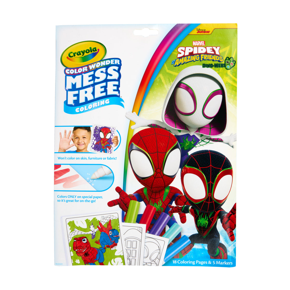 Crayola Colour Wonder Mess Free Colouring Set - Marvel Spidey & His Amazing Friends