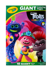 CRAYOLA GIANT COLORING PAGES TROLLS 2