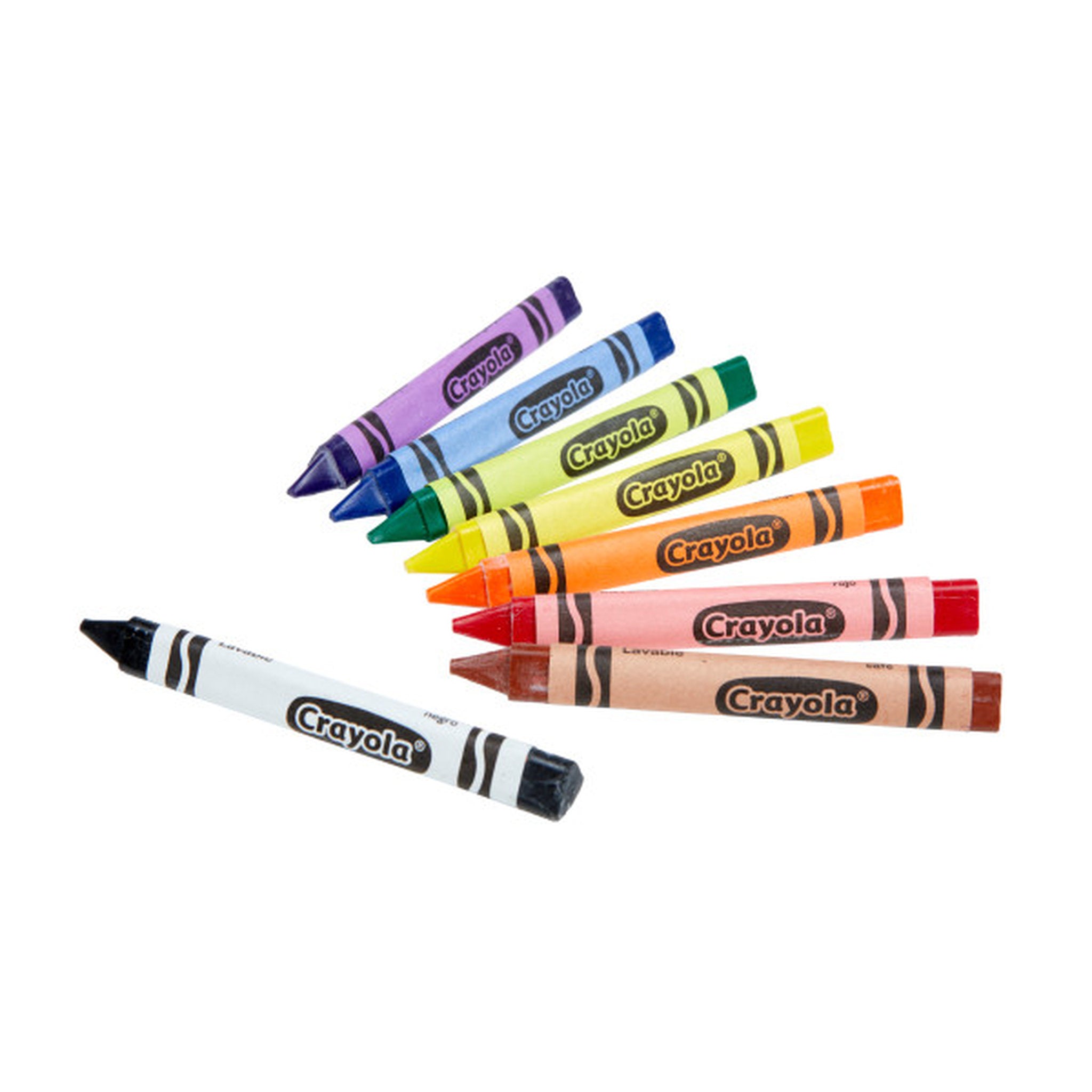 Crayola 8 Washable Tripod Grip Crayons