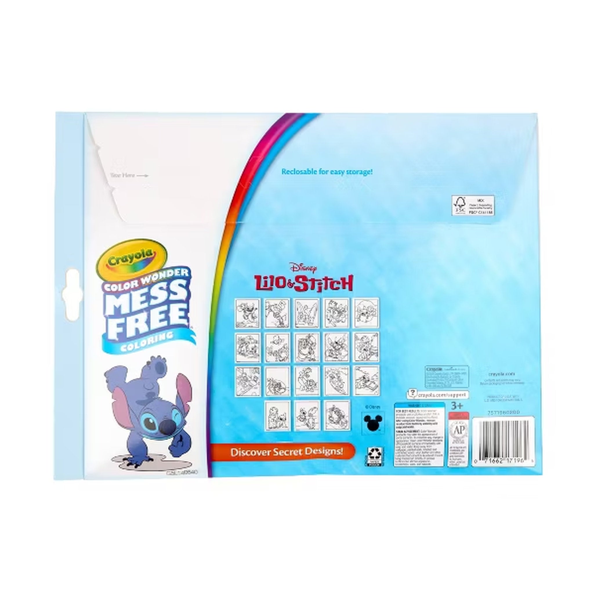 Crayola Colour Wonder Mess Free Colouring Set - Lilo & Stitch