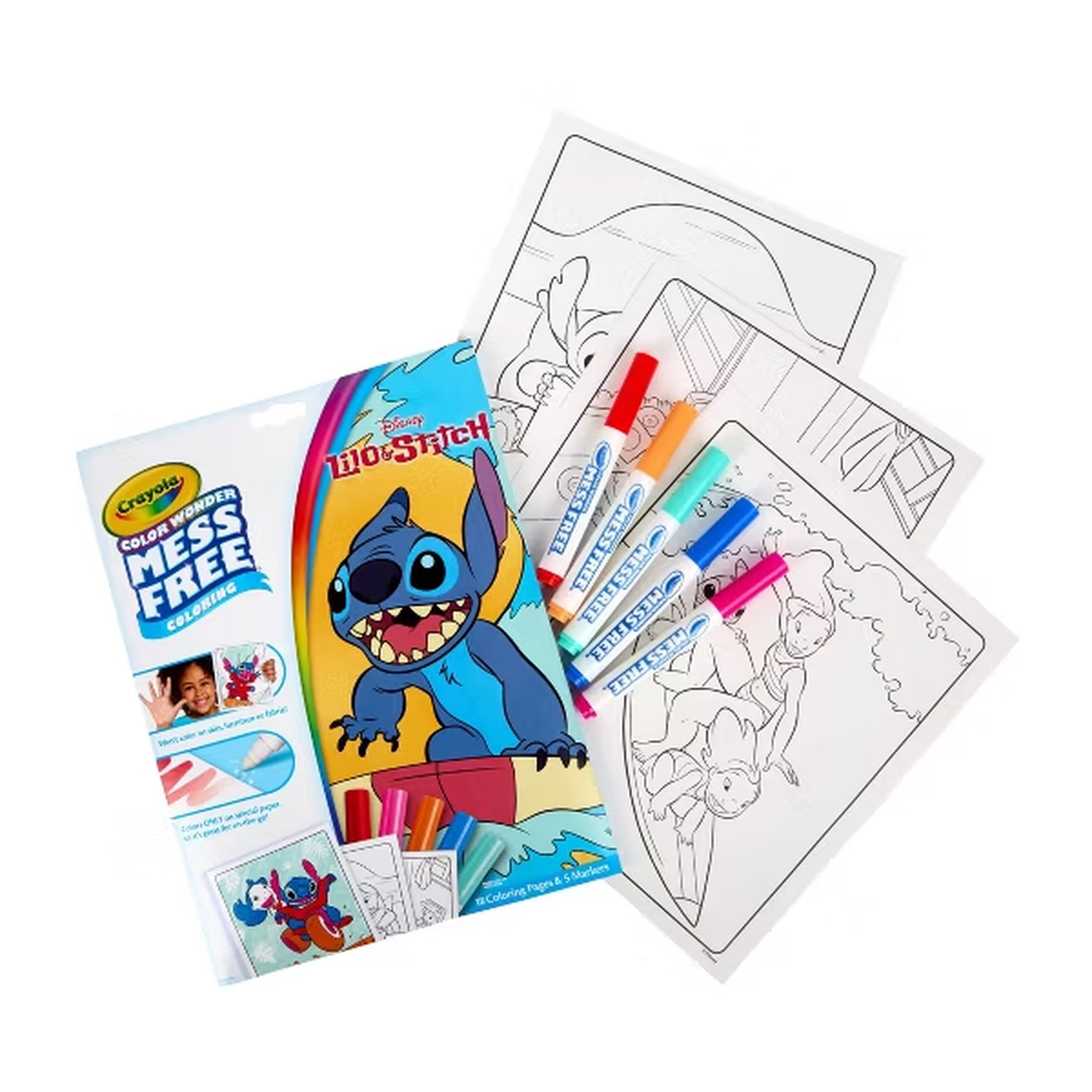 Crayola Colour Wonder Mess Free Colouring Set - Lilo & Stitch