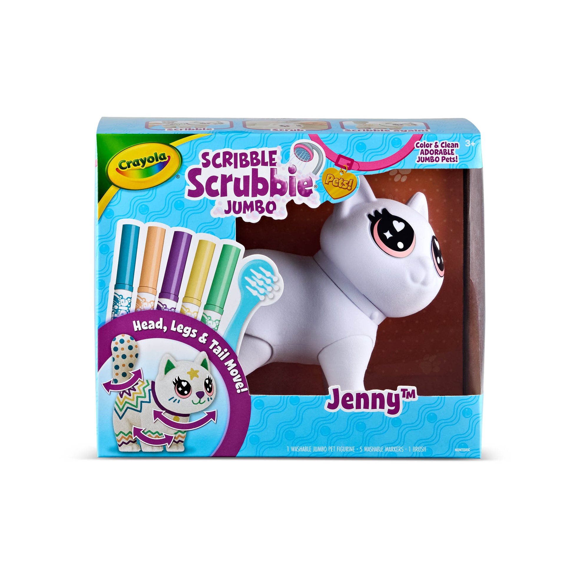Crayola Scibble Scubbie Jumbo Pet - Jenny - Toyworld Australia