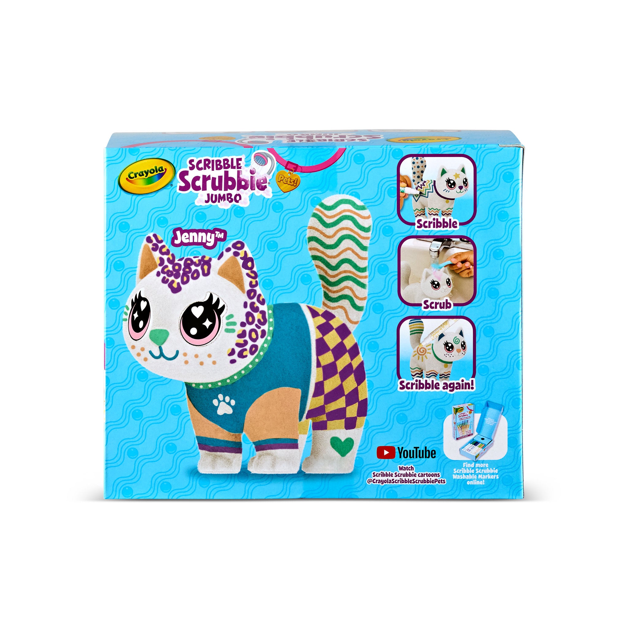 Crayola Scibble Scubbie Jumbo Pet - Jenny - Toyworld Australia
