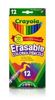 Crayola Erasable Pencils 12 Pack