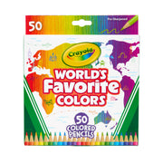 Crayola World's Favorite Colours 50 Pack