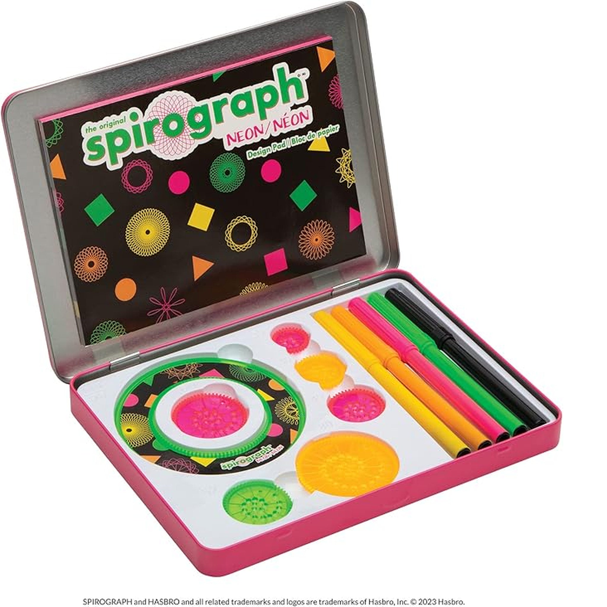 The Original Spirograph Kit - Neon Tin