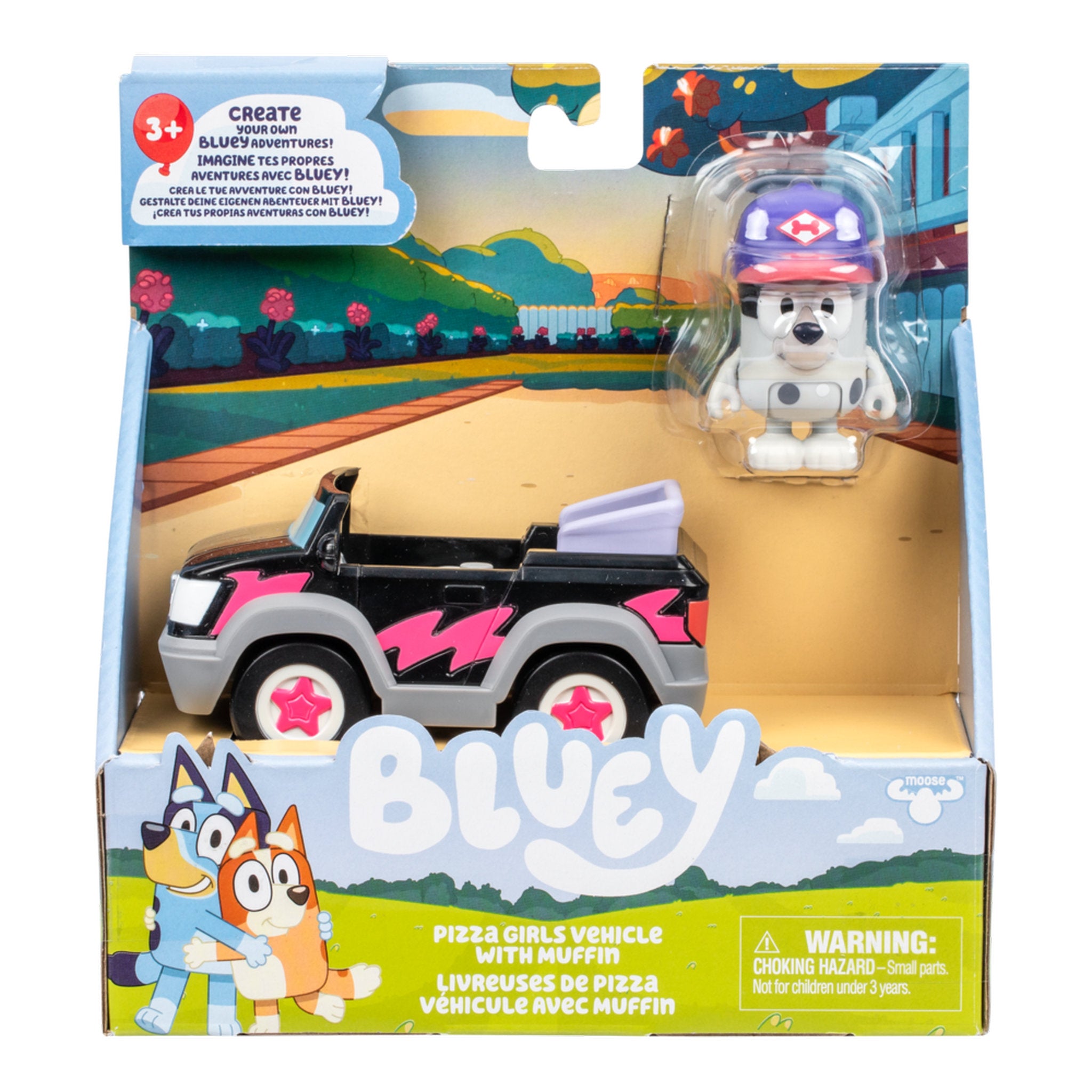 Bluey Mini Figure Vehicle Playset Assorted Styles