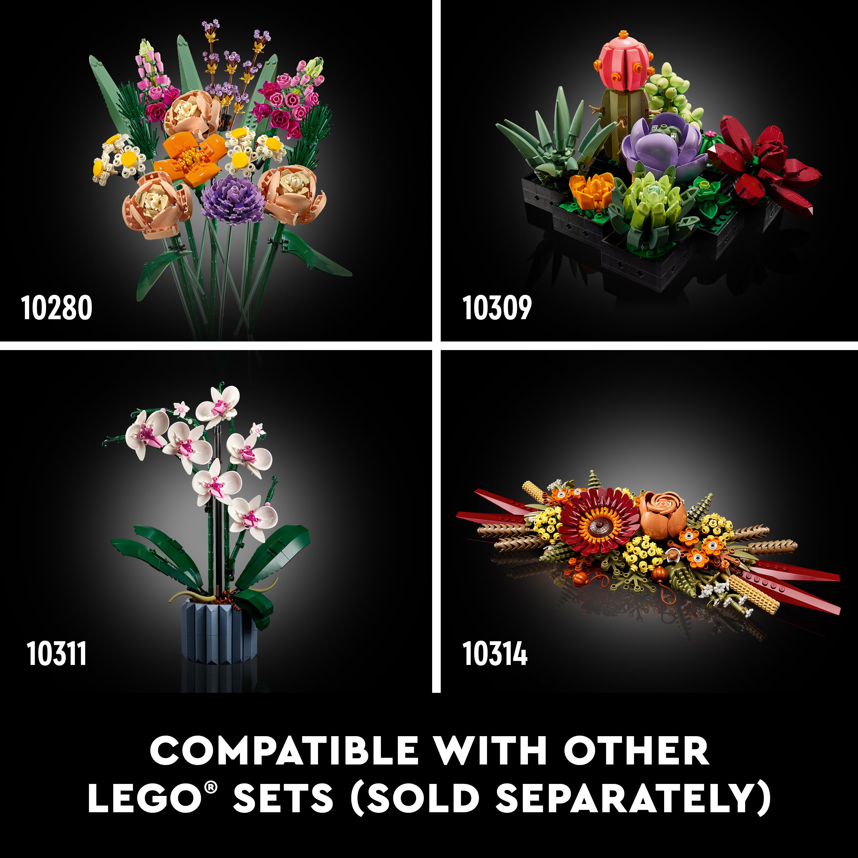 LEGO 10313 Botanicals Wildflower Bouquet - Toyworld Australia