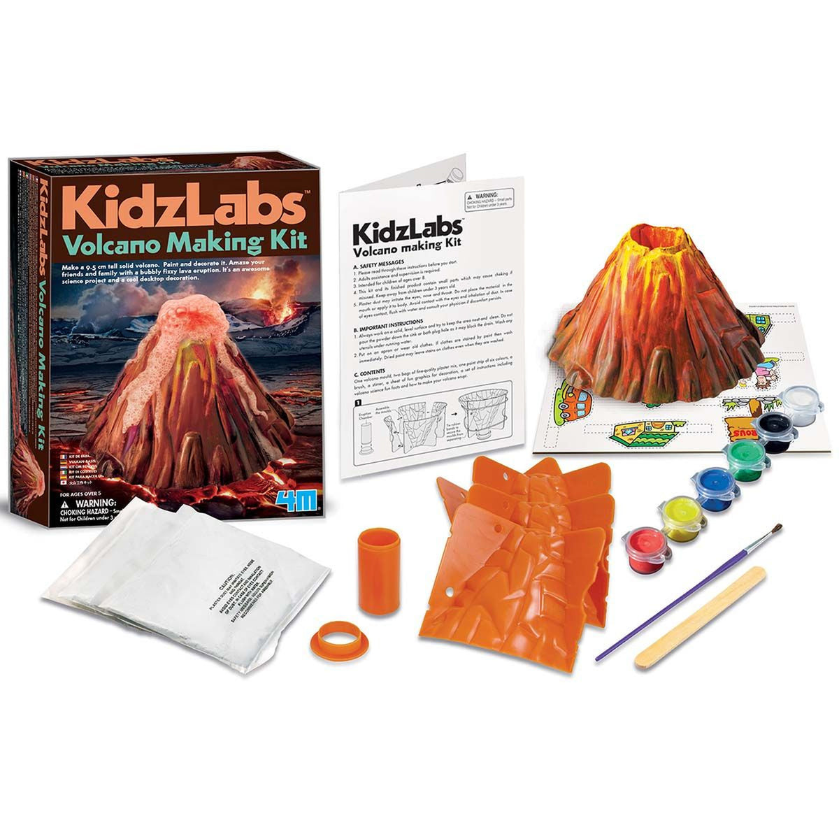 4M KidzLabs Volcano Making Kit - Toyworld Australia