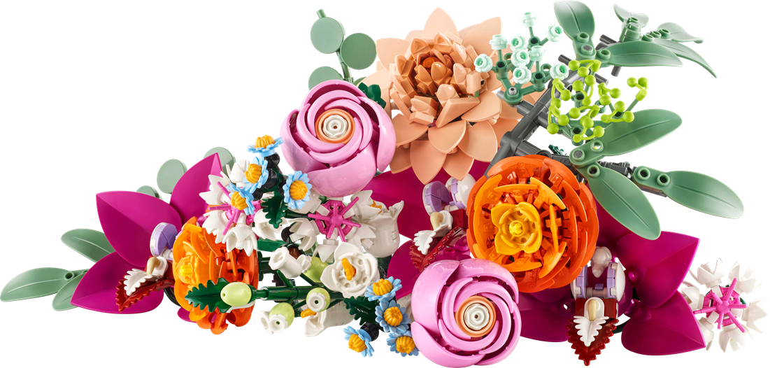 LEGO 10342 Botanicals Pretty Pink Flower Bouquet