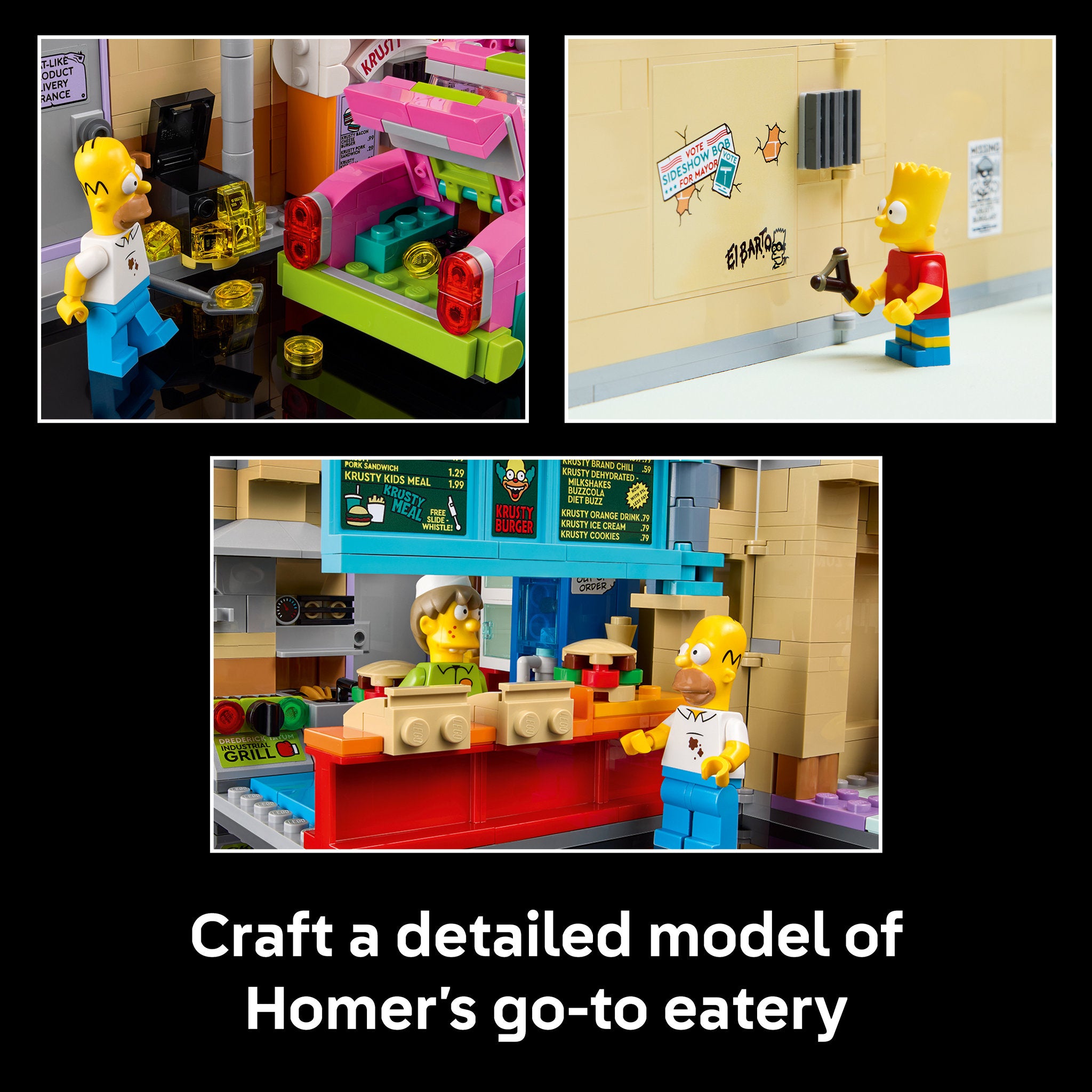 LEGO 10352 Icons The Simpsons: Krusty Burger