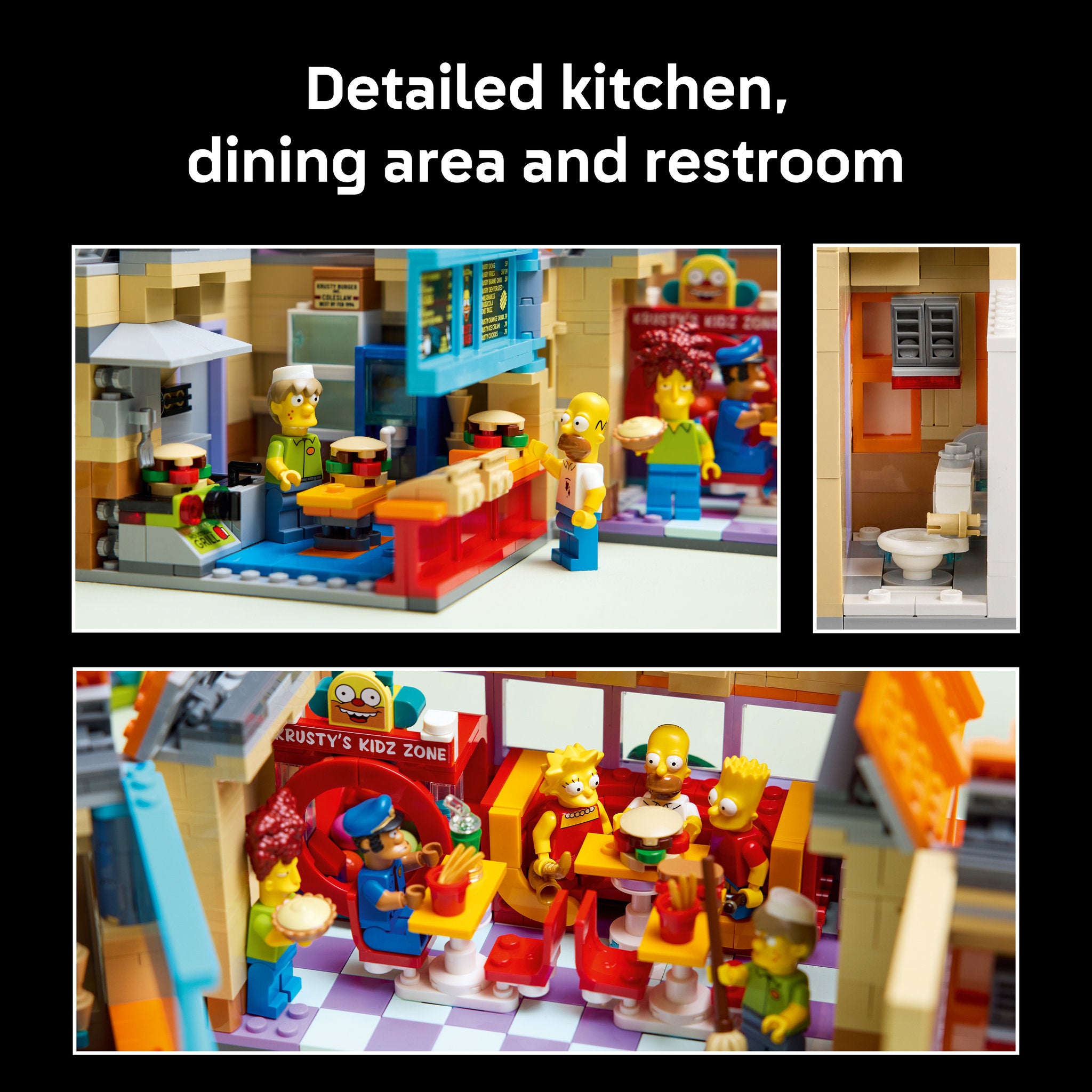 LEGO 10352 Icons The Simpsons: Krusty Burger