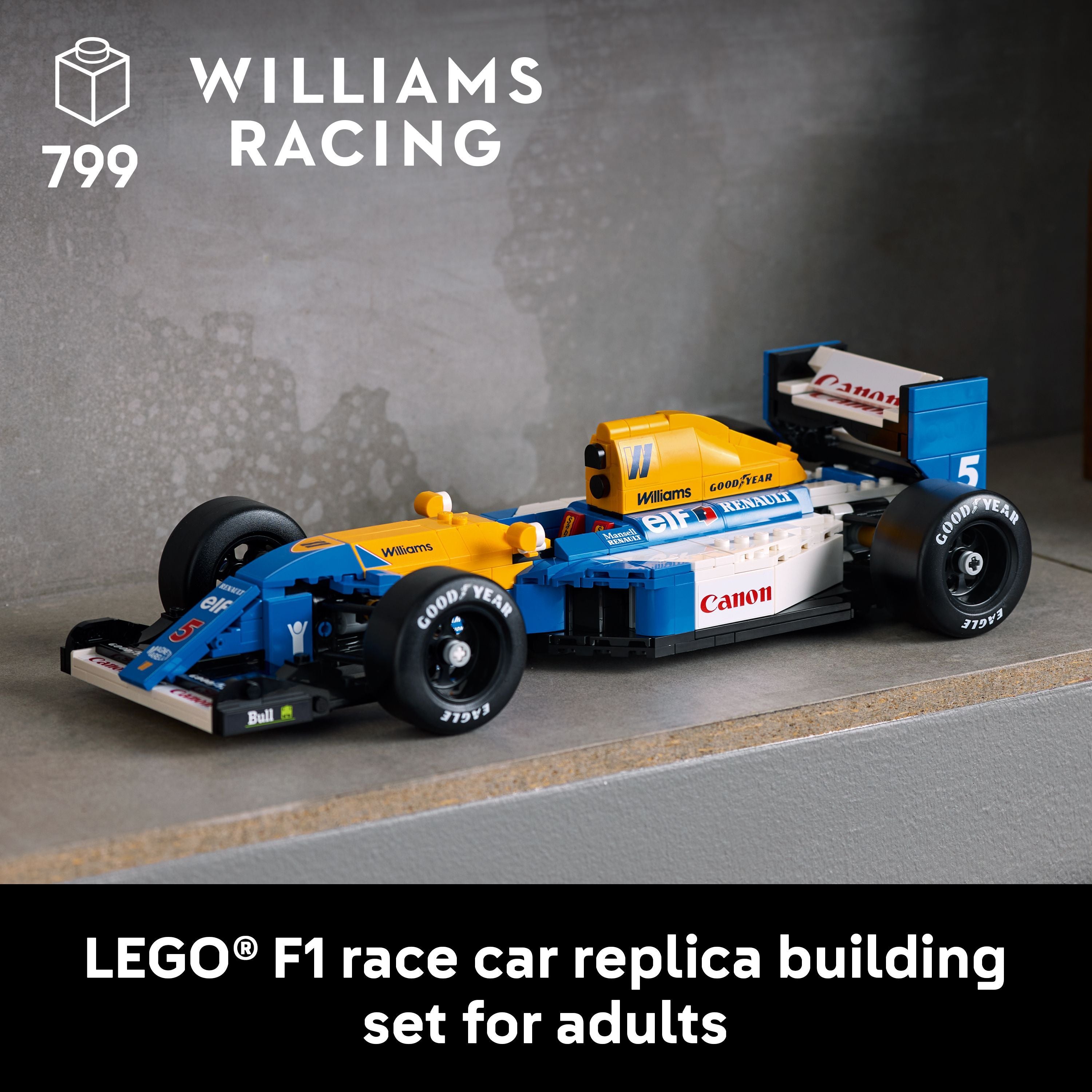 LEGO 10353 Icons Williams Racing FW14B & Nigel Mansell
