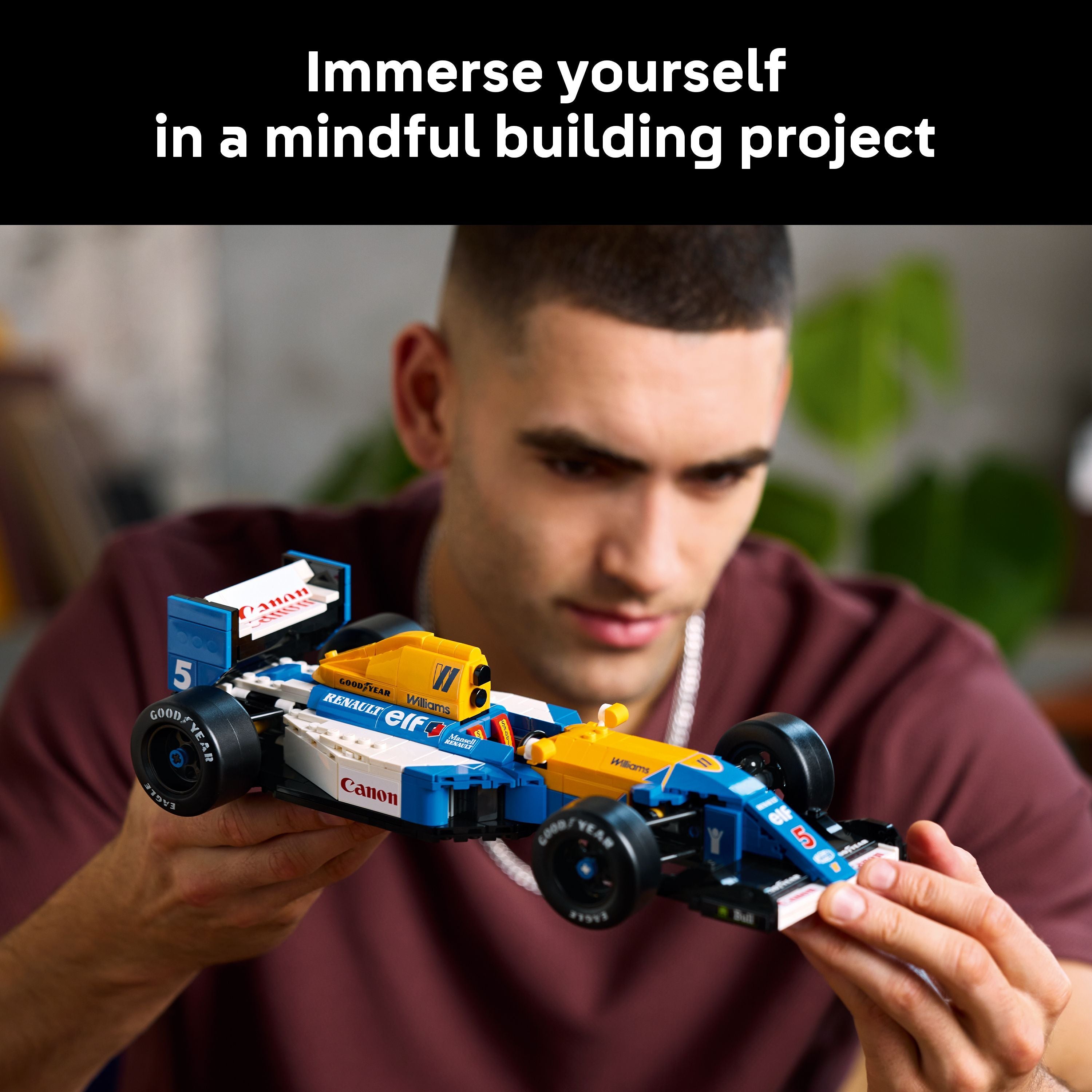 LEGO 10353 Icons Williams Racing FW14B & Nigel Mansell