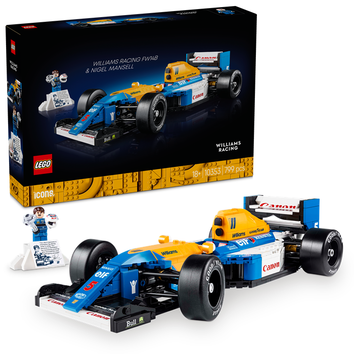 LEGO 10353 Icons Williams Racing FW14B & Nigel Mansell