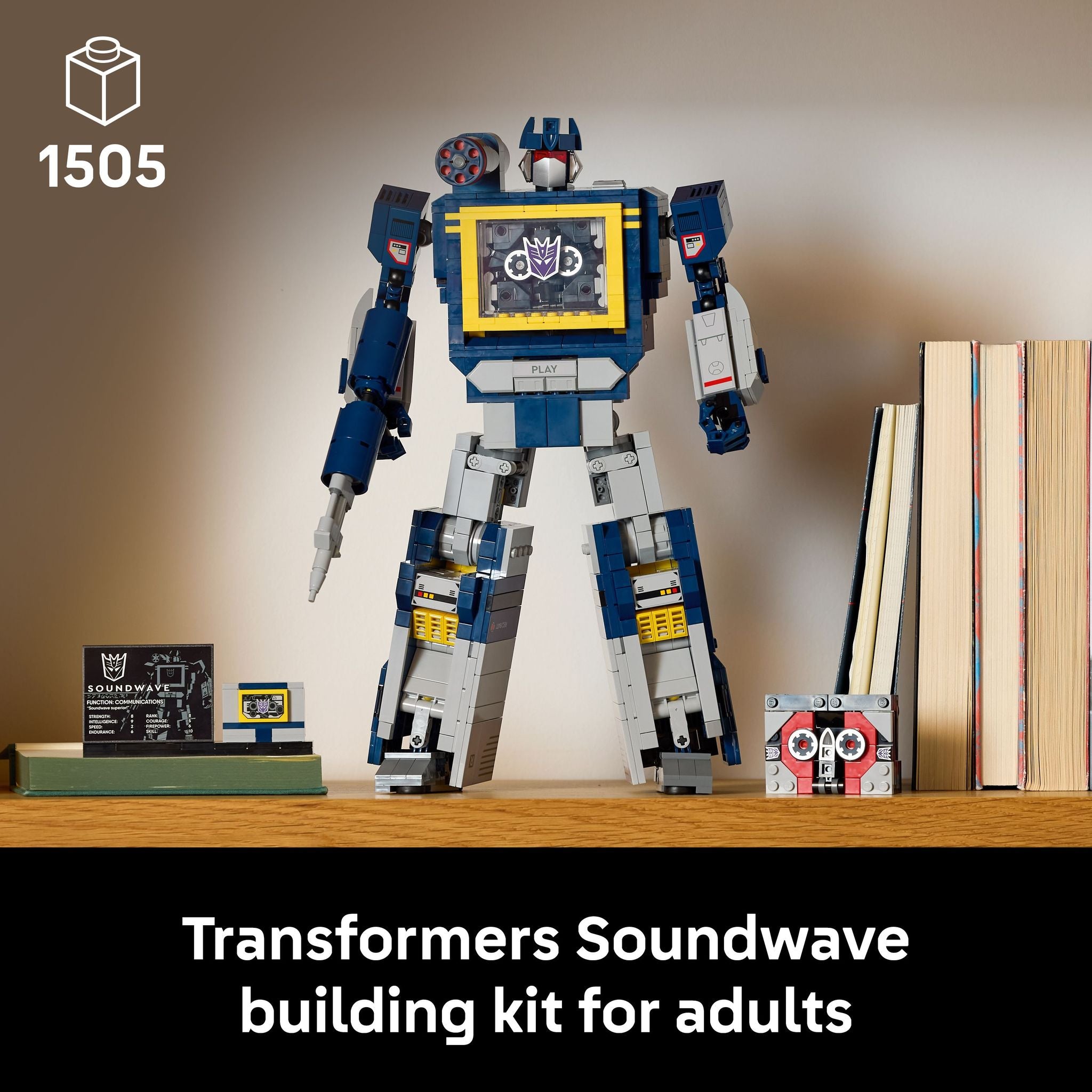 LEGO 10358 Icons Transformers: Soundwave