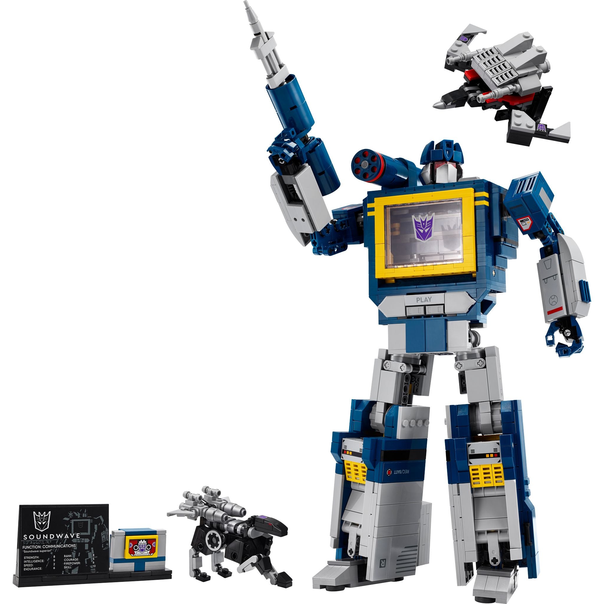 LEGO 10358 Icons Transformers: Soundwave
