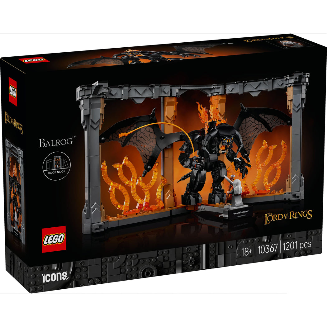 LEGO 10367 Icons The Lord of the Rings Balrog Book Nook - 2