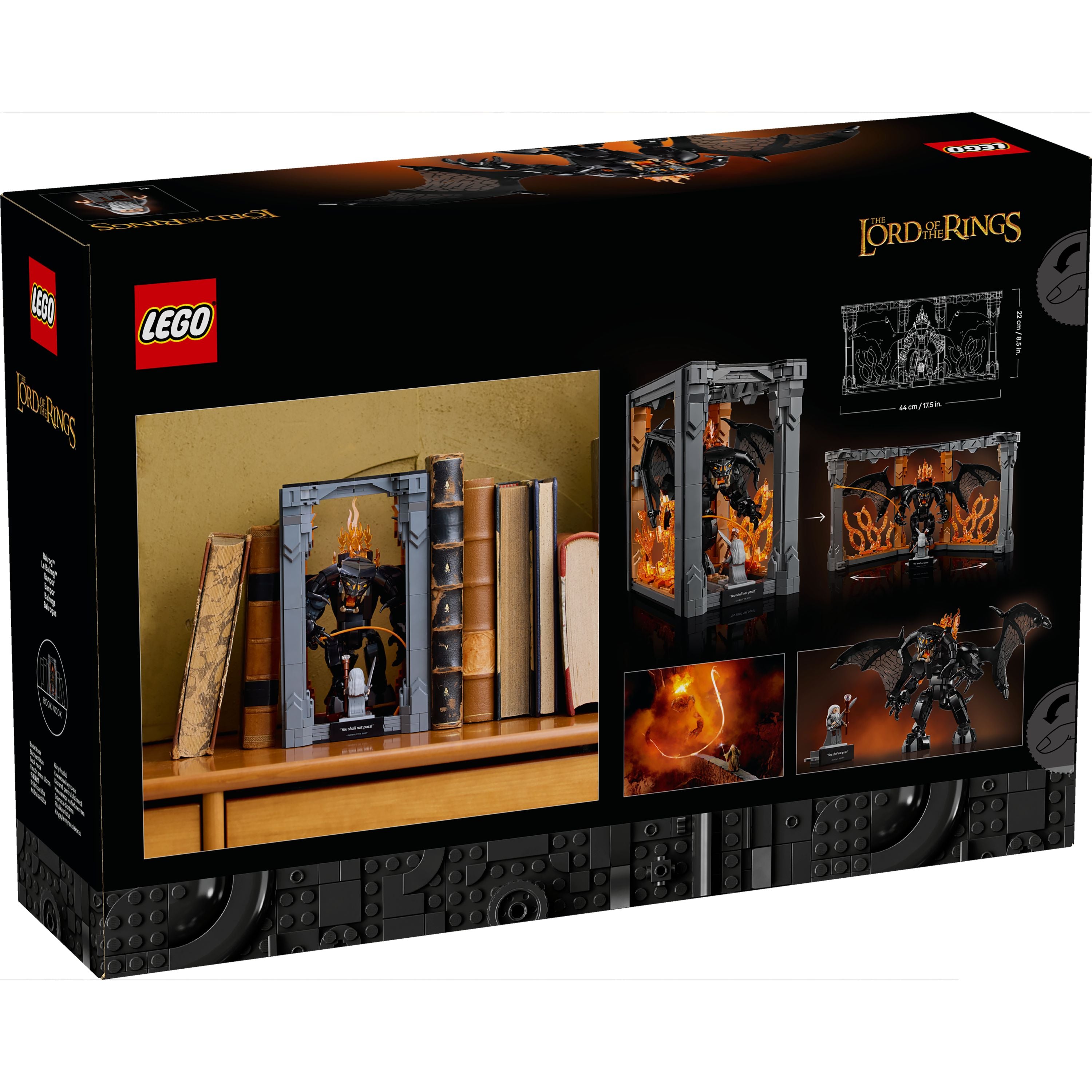 LEGO 10367 Icons The Lord of the Rings Balrog Book Nook
