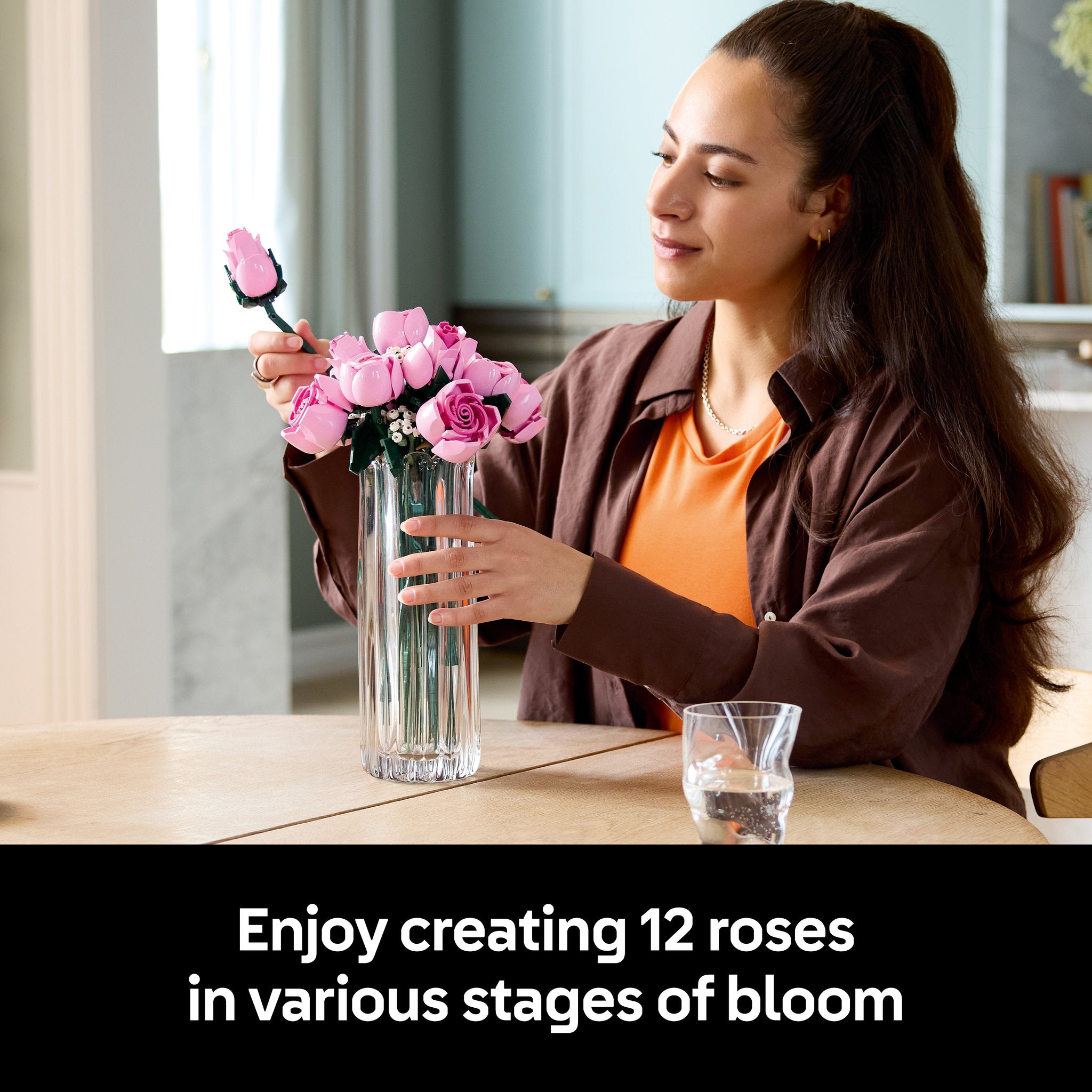 LEGO 10374 Botanicals Bouquet Of Pink Roses