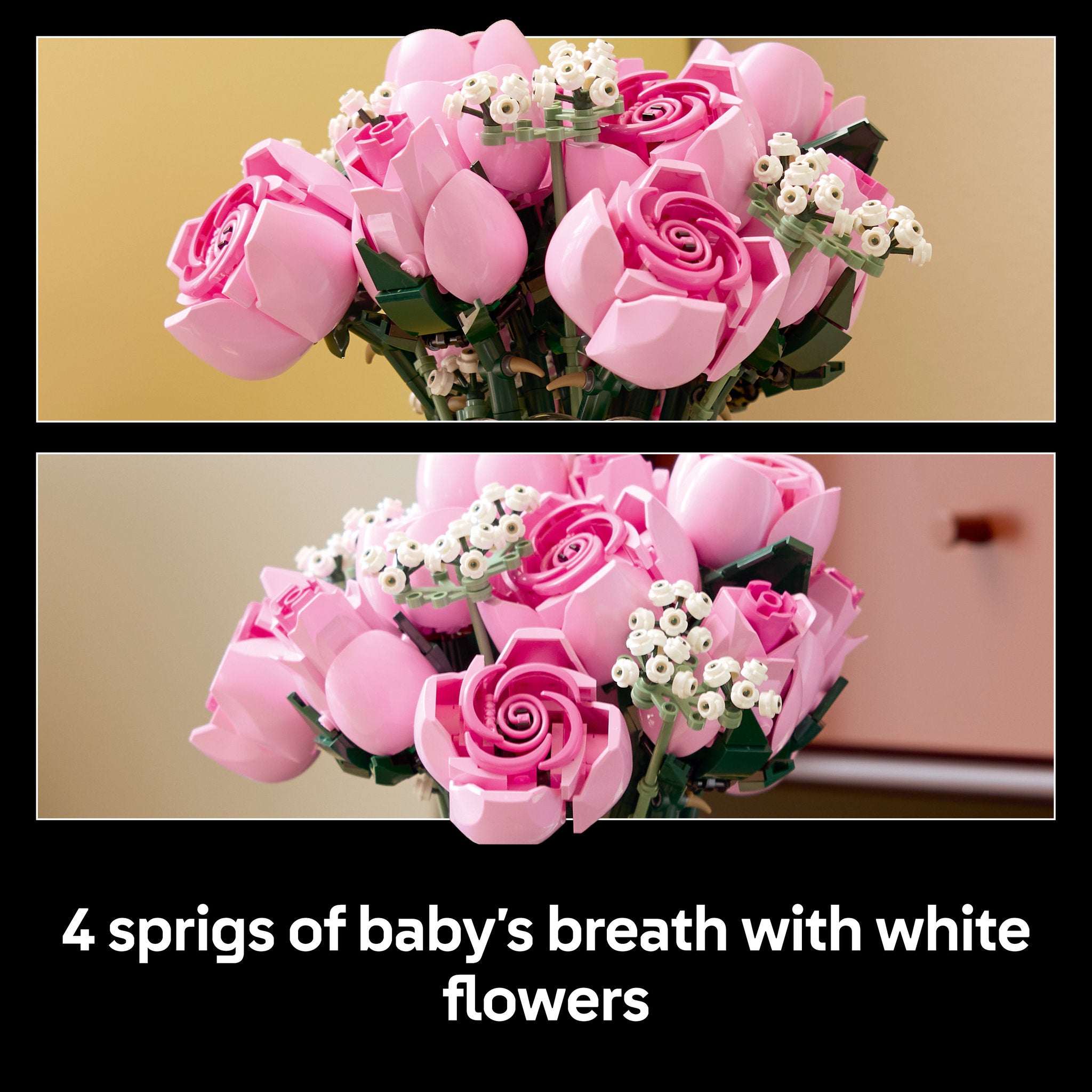 LEGO 10374 Botanicals Bouquet Of Pink Roses