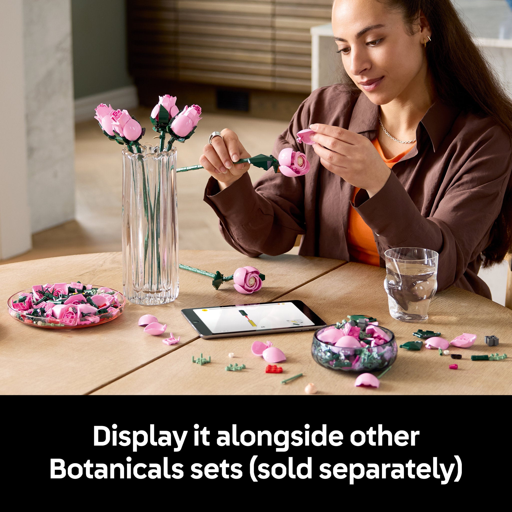 LEGO 10374 Botanicals Bouquet Of Pink Roses