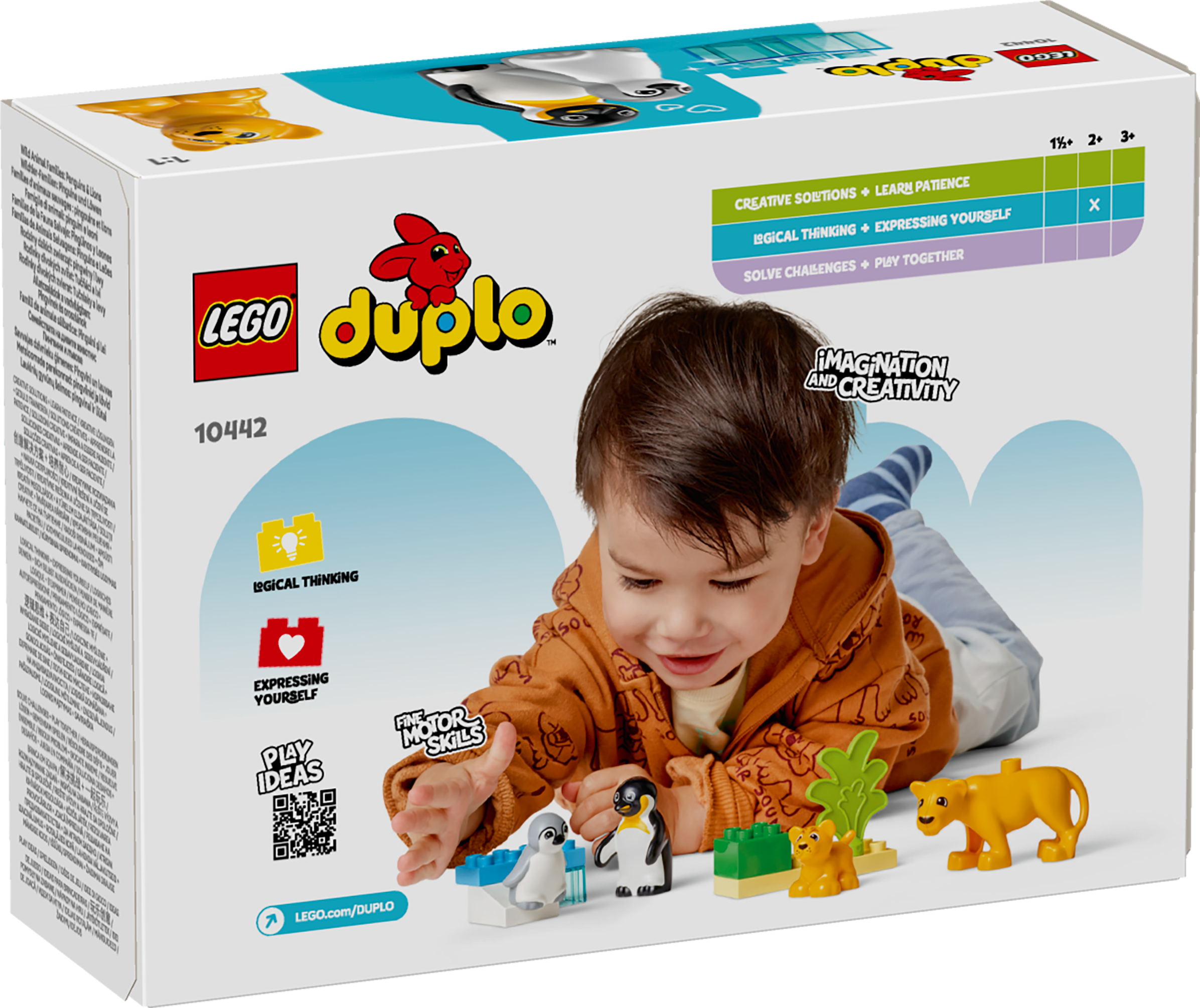 LEGO 10442 DUPLO Wild Animal Families: Penguins & Lions