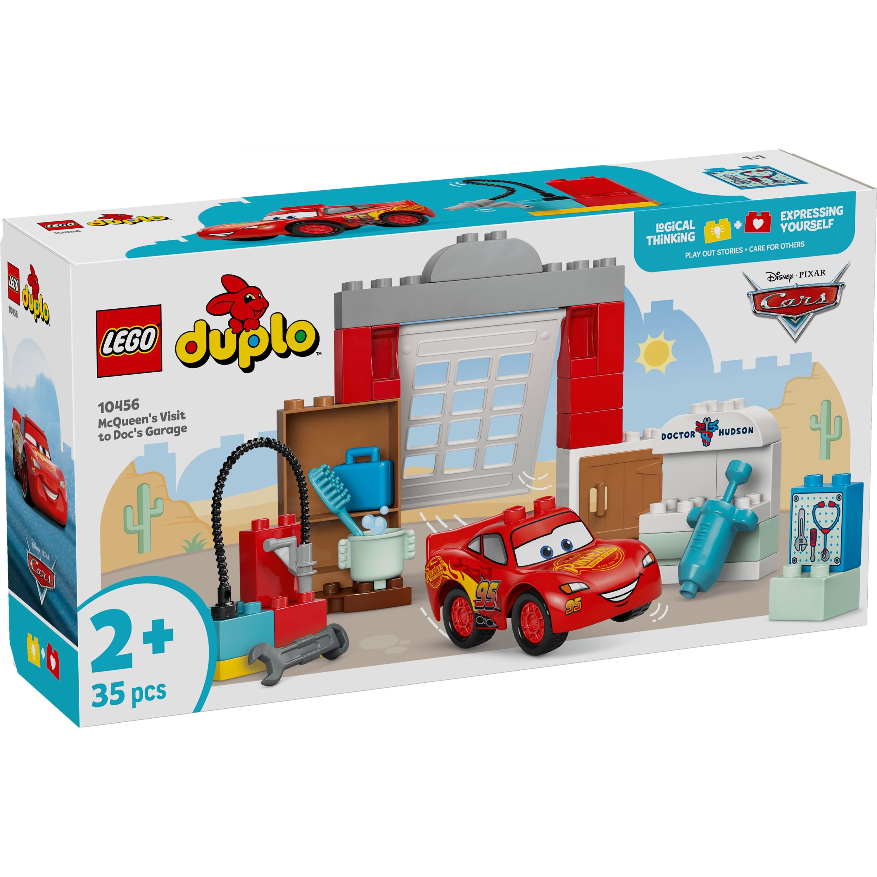 LEGO 10456 DUPLO Disney and Pixar Cars McQueen’s Visit to Doc’s Garage