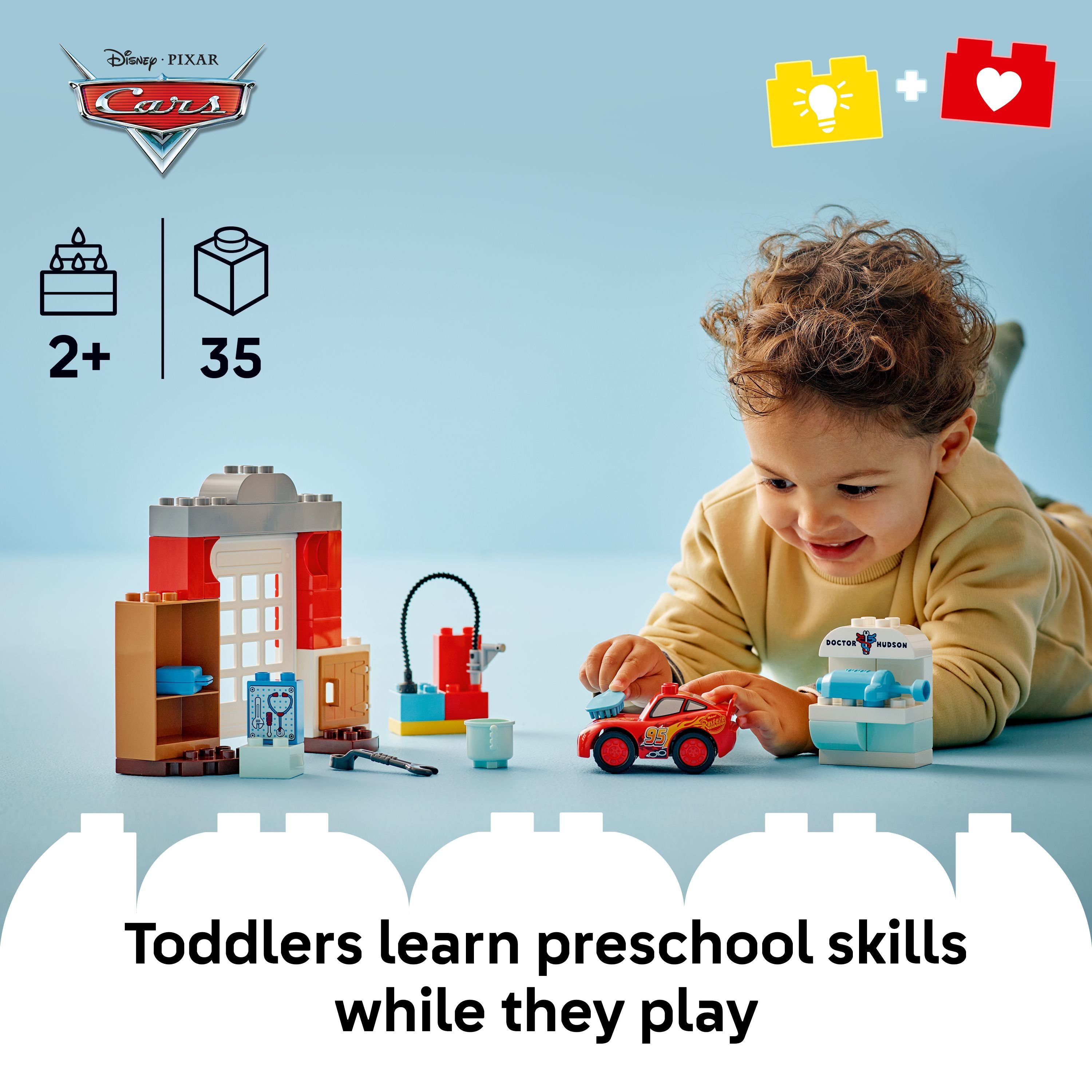 LEGO 10456 DUPLO Disney and Pixar Cars McQueen’s Visit to Doc’s Garage