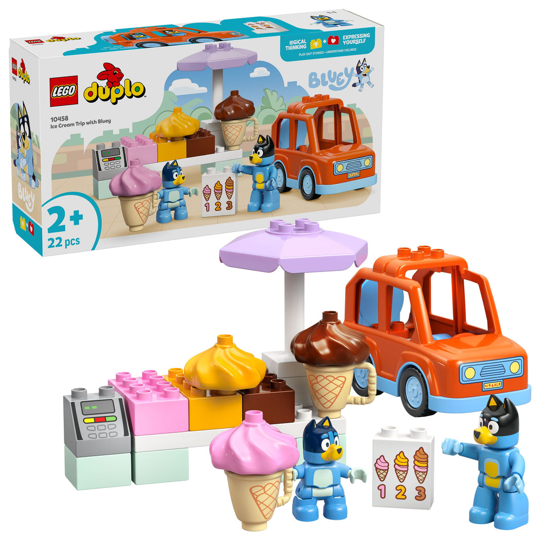 LEGO 10458 DUPLO Bluey Ice Cream Trip with Bluey - 1