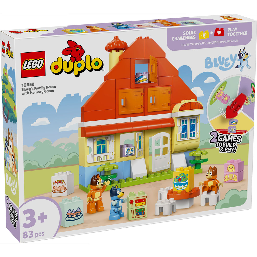 LEGO 10459 DUPLO Bluey: Bluey’s Family House with Memory Game - 2