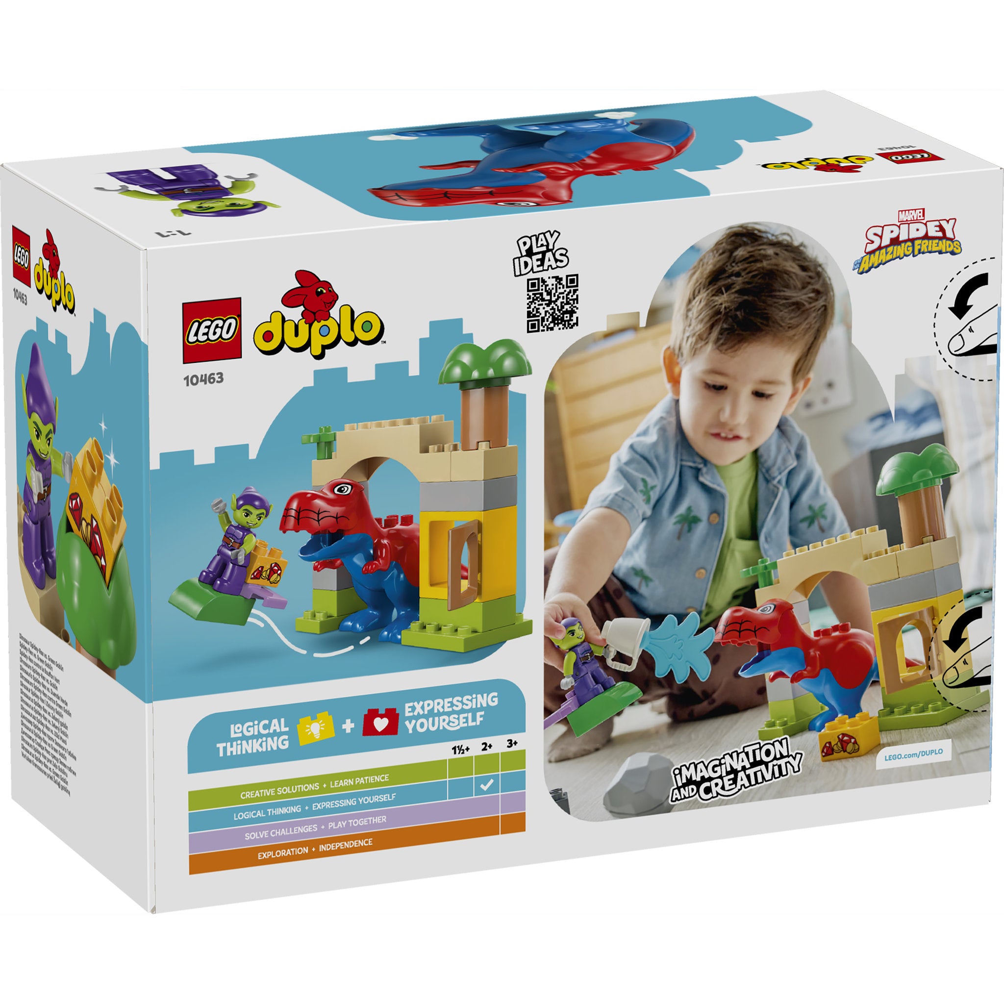 LEGO 10463 DUPLO Disney Dinosaur Spidey-Rex vs. Green Goblin