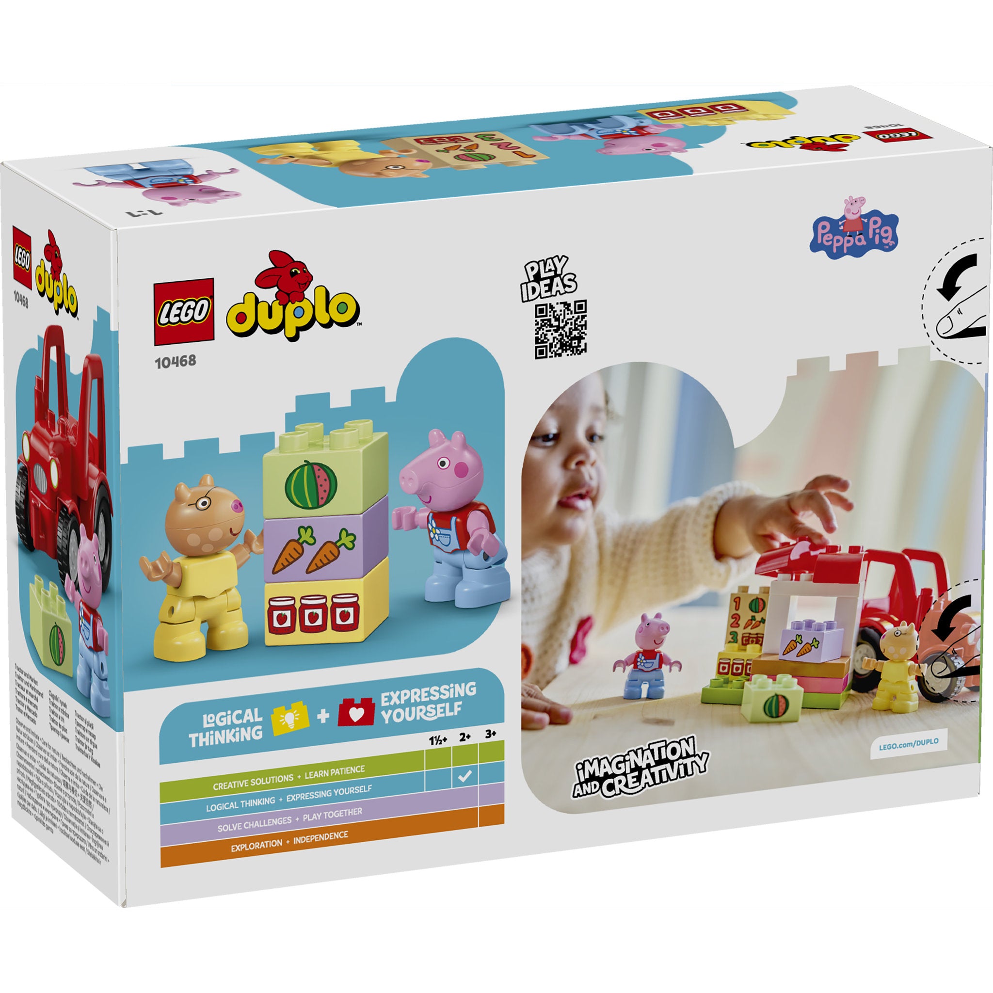 LEGO 10468 DUPLO Peppa Pig Tractor and Market