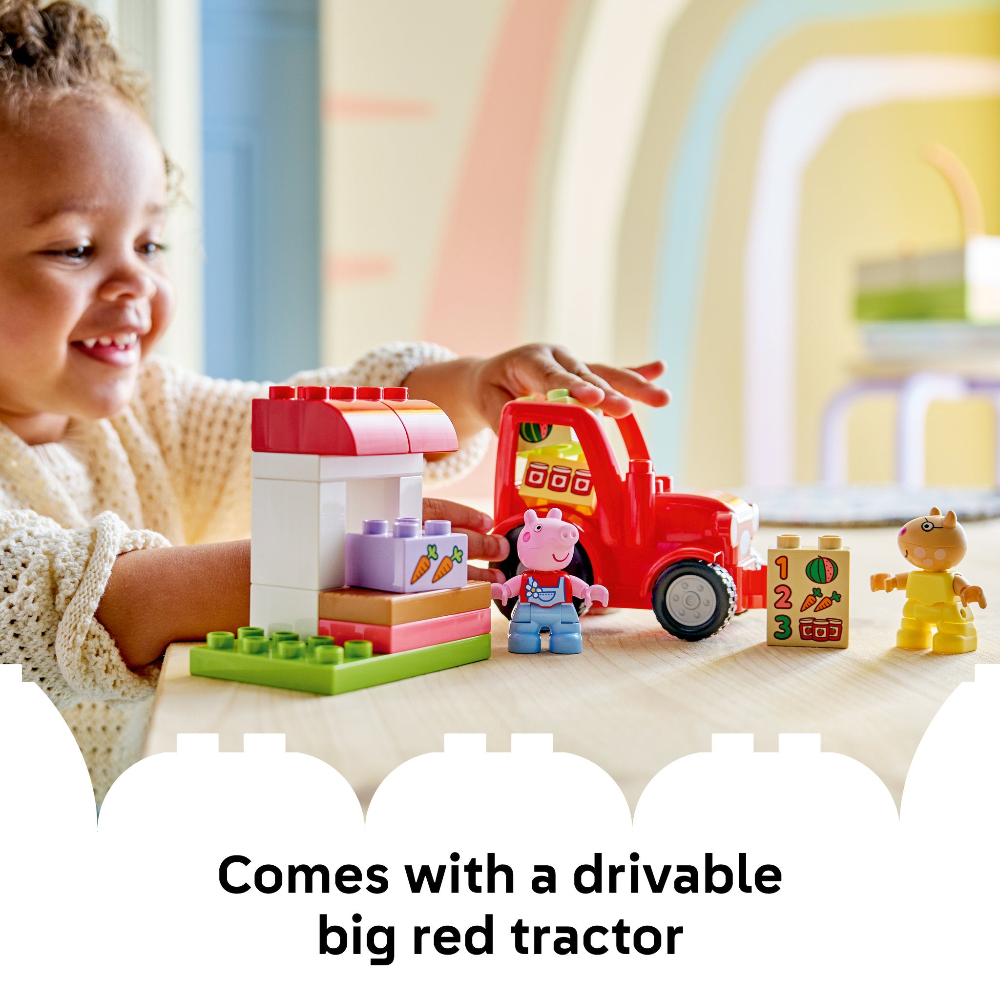 LEGO 10468 DUPLO Peppa Pig Tractor and Market
