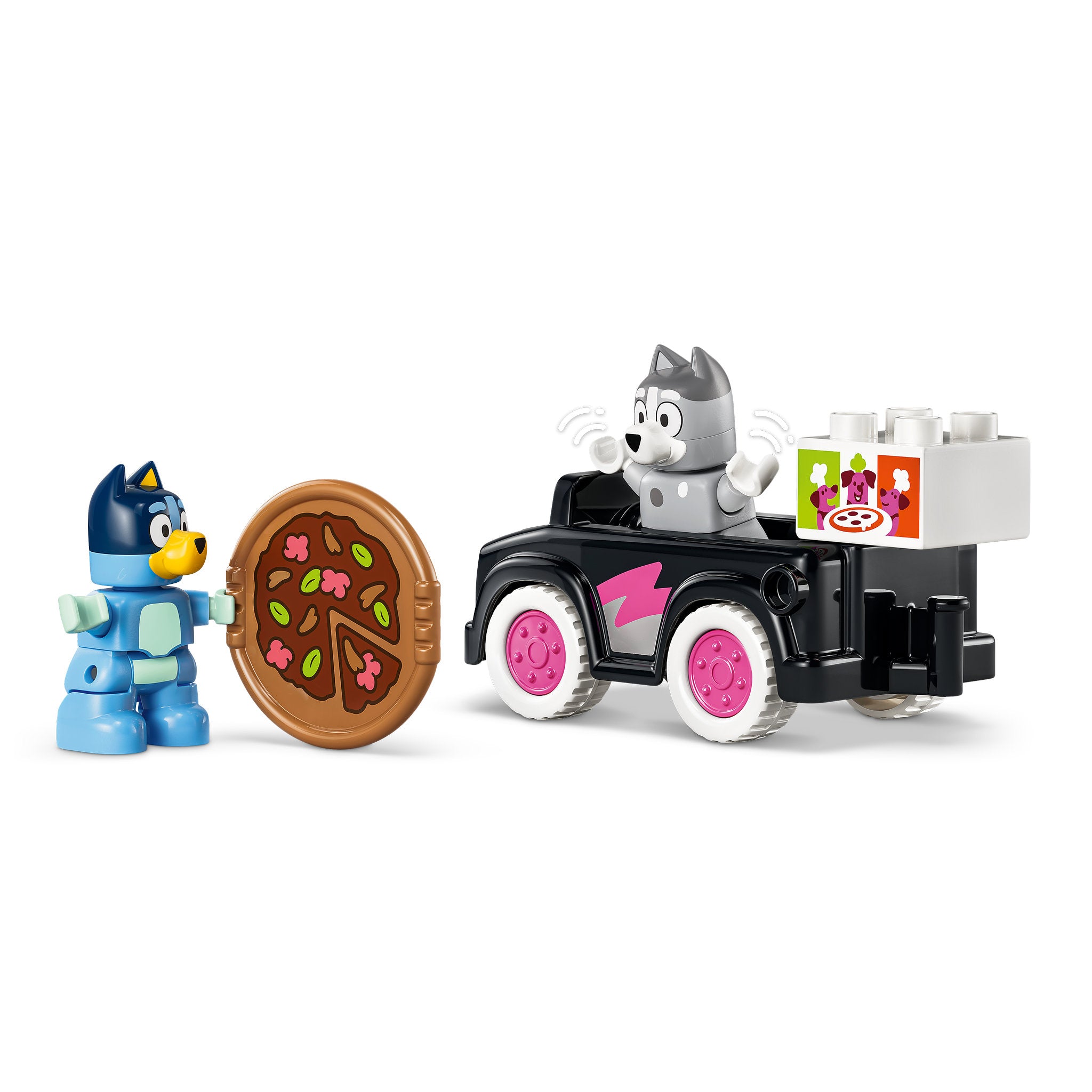 LEGO 10469 DUPLO Bluey Pizza Girls with Muffin and Bluey