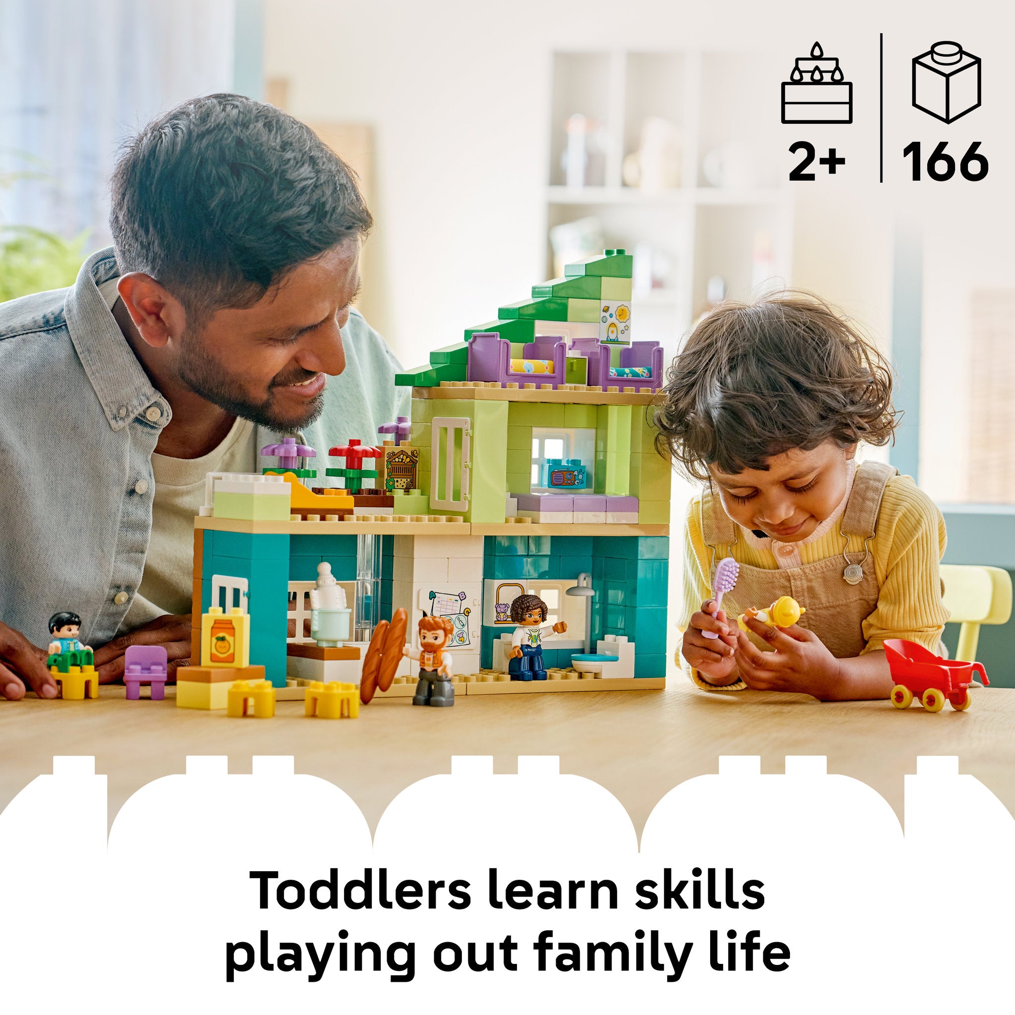 LEGO 10470 Duplo Town 3 In 1 Modern Family House With Figures