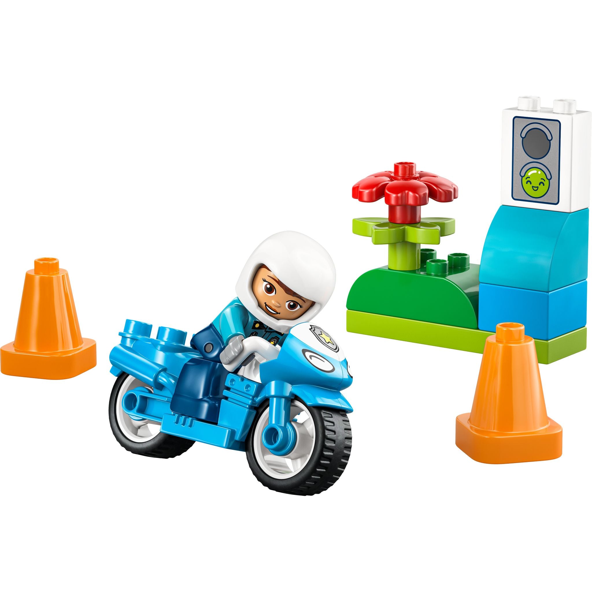 LEGO 10471 DUPLO Town Blue Police Motorcycle