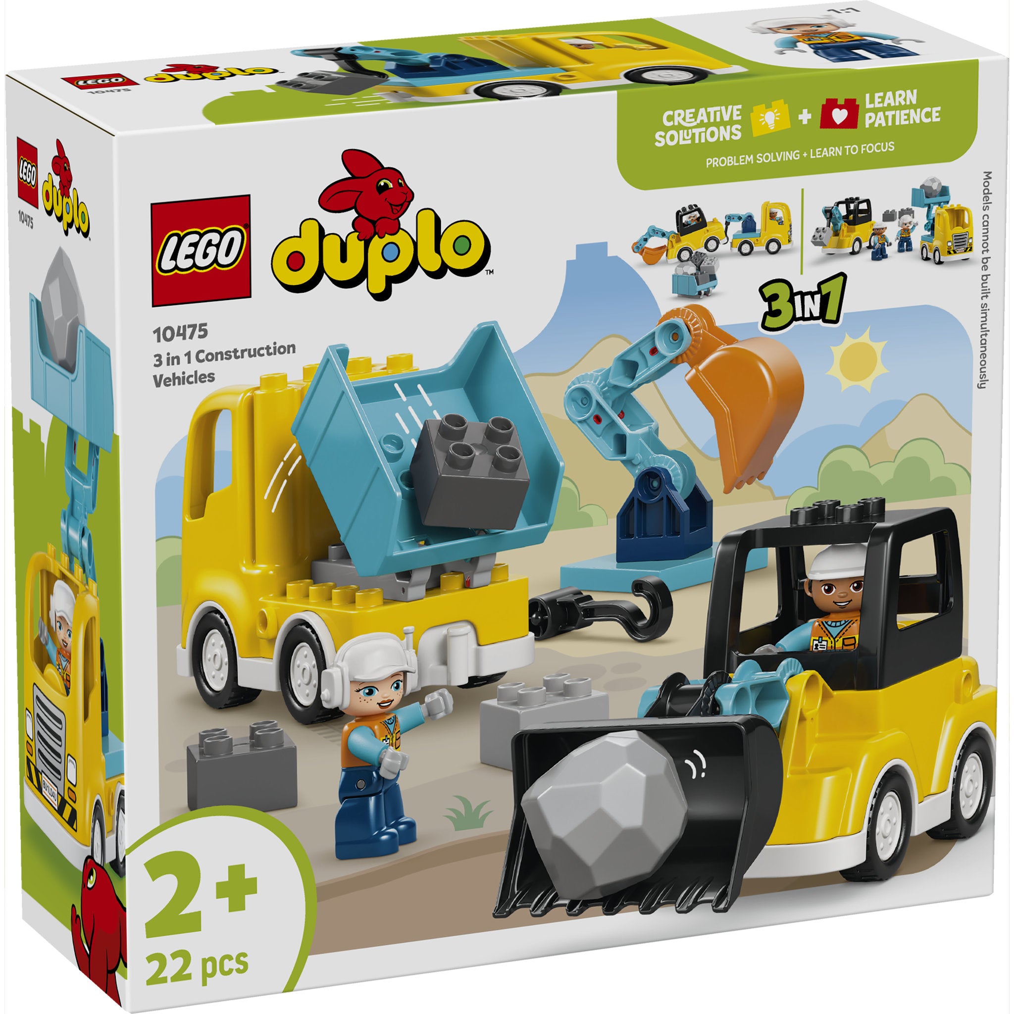 LEGO 10475 DUPLO Town 3 in 1 Construction Vehicles