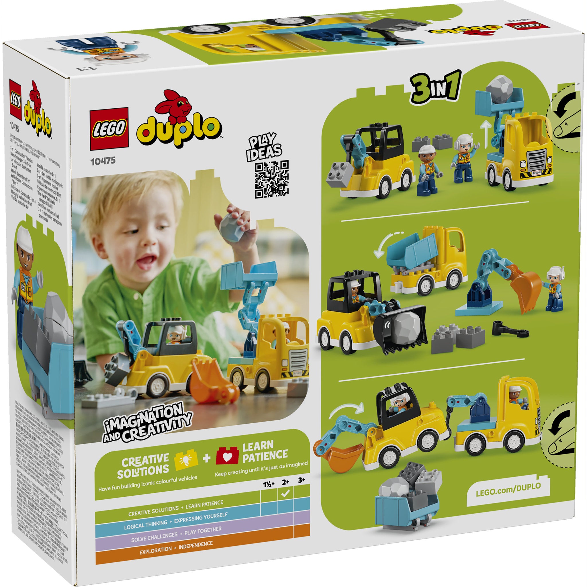 LEGO 10475 DUPLO Town 3 in 1 Construction Vehicles