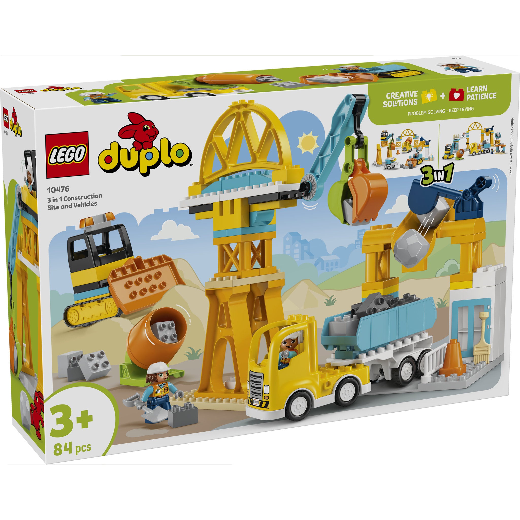 LEGO 10476 DUPLO 3 In 1 Construction Site And Vehicles