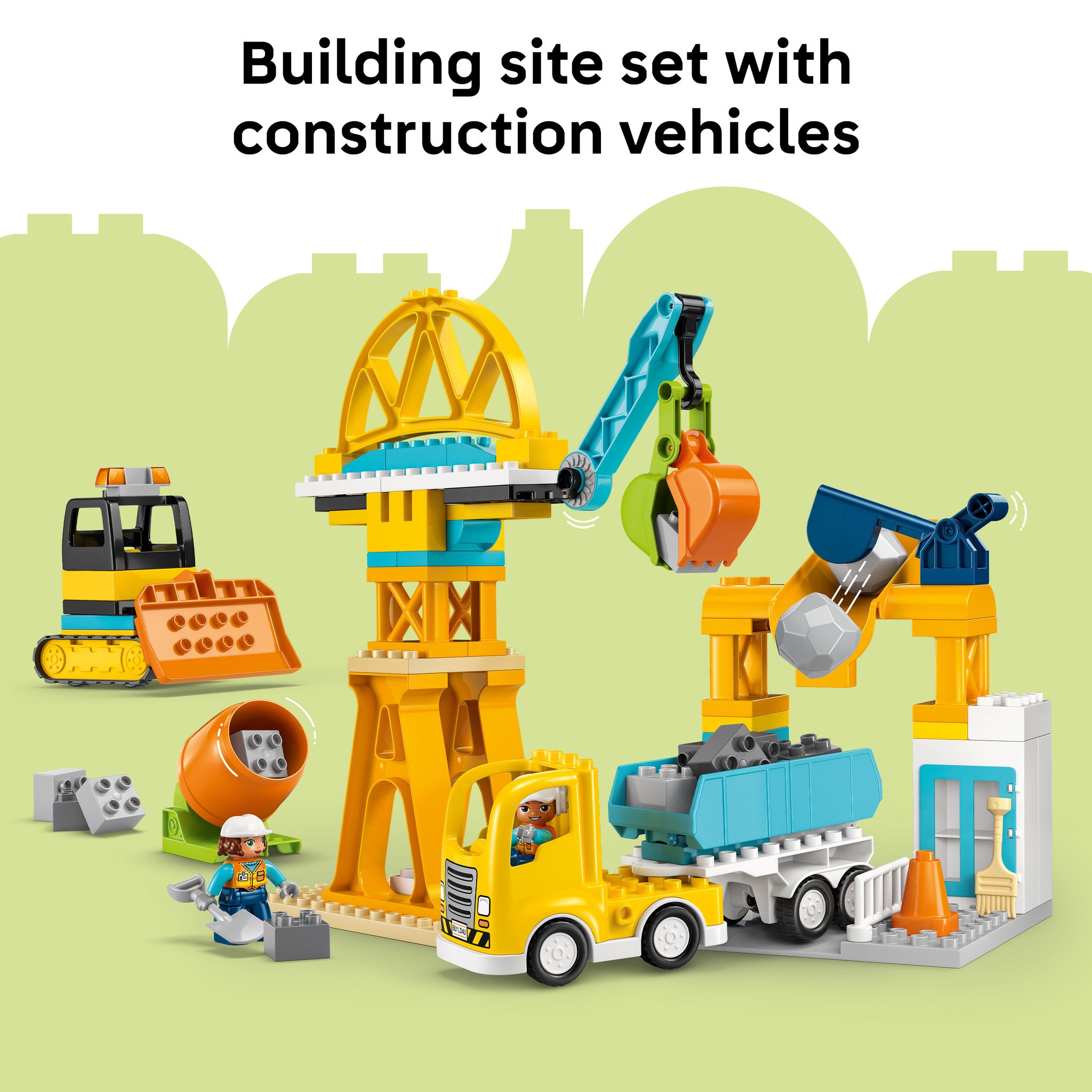 LEGO 10476 DUPLO 3 In 1 Construction Site And Vehicles