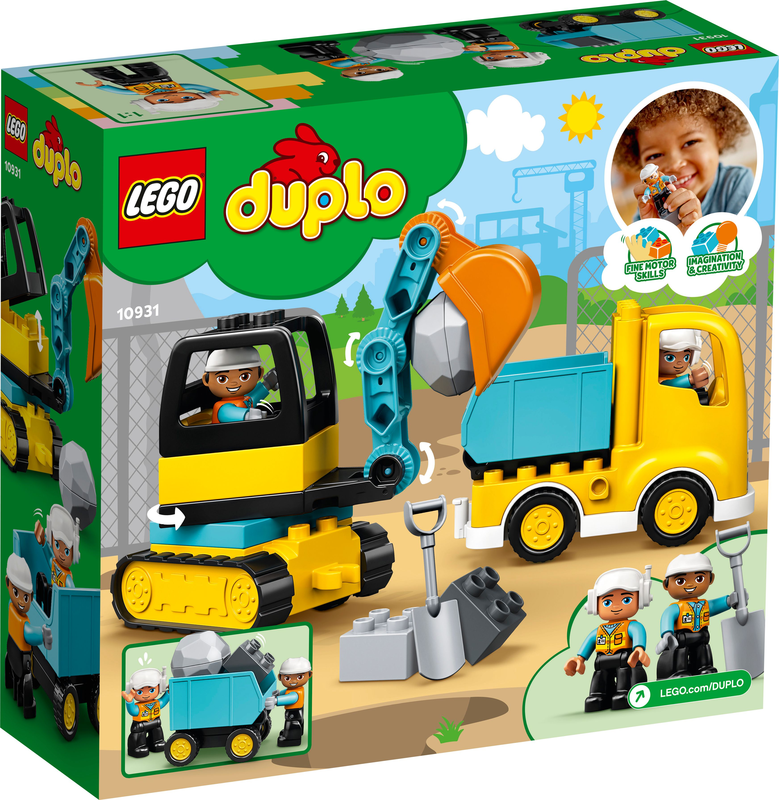 LEGO 10931 DUPLO Construction Truck & Tracked Excavator