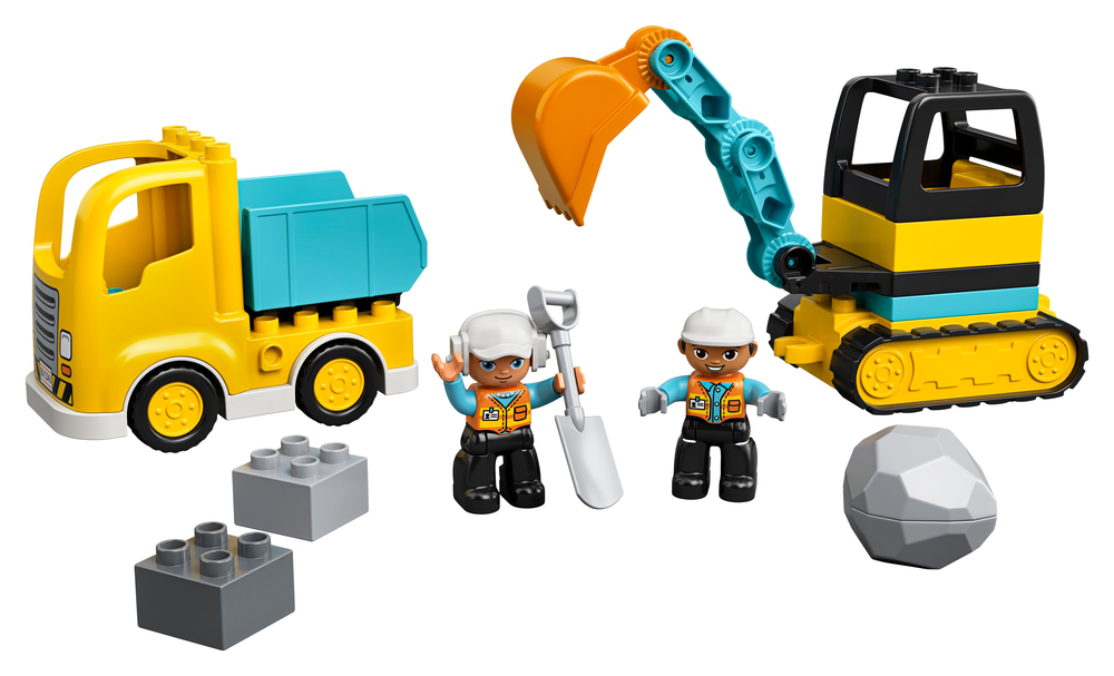 LEGO 10931 DUPLO Construction Truck & Tracked Excavator